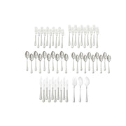 HENCKELS Alcea 53 Piece Flatware Set Polished-Flatware Set-DECOROLALA