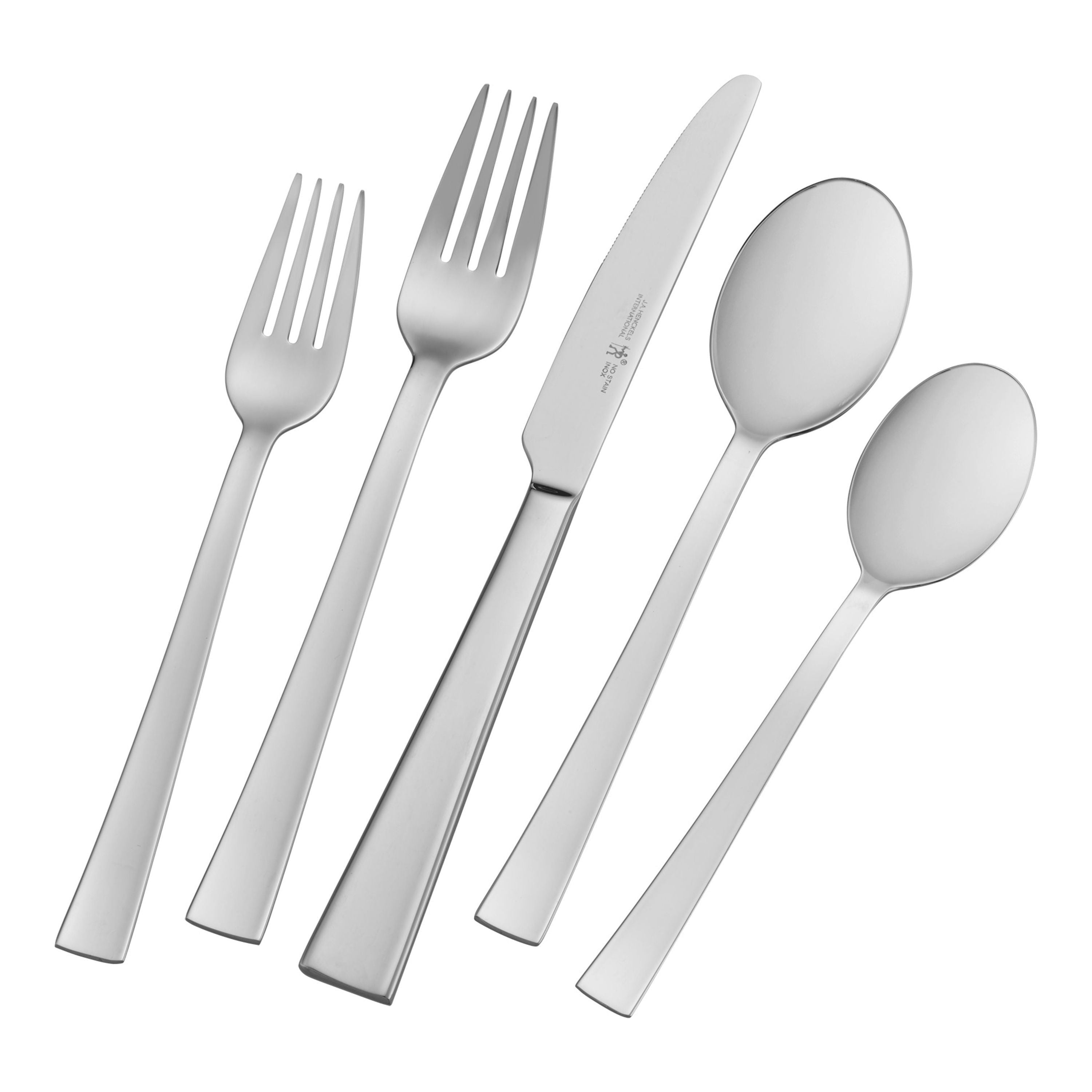 HENCKELS Andria 20 Piece Flatware Set Matted-Flatware Set-DECOROLALA