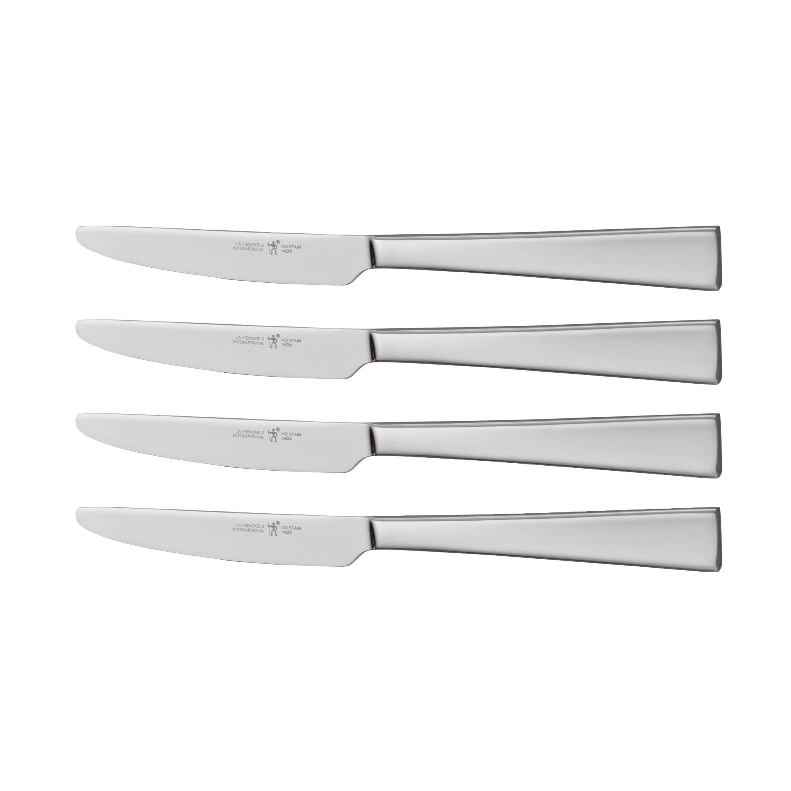 HENCKELS Andria Dinner Knife Set 4 Piece - Stainless Steel-Knife Set-DECOROLALA