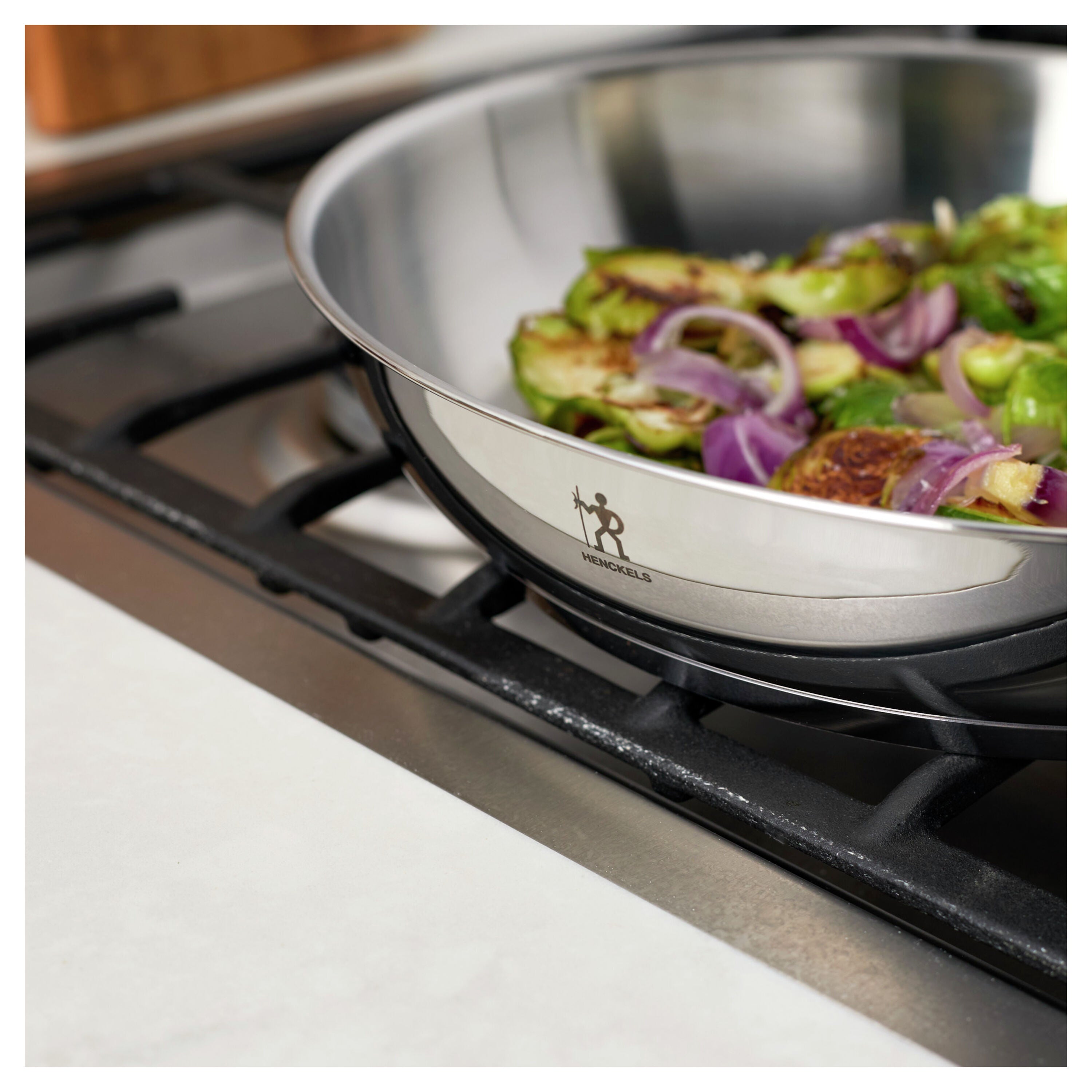 HENCKELS Aragon 10" Stainless Steel Frying Pan-Frying Pan-DECOROLALA