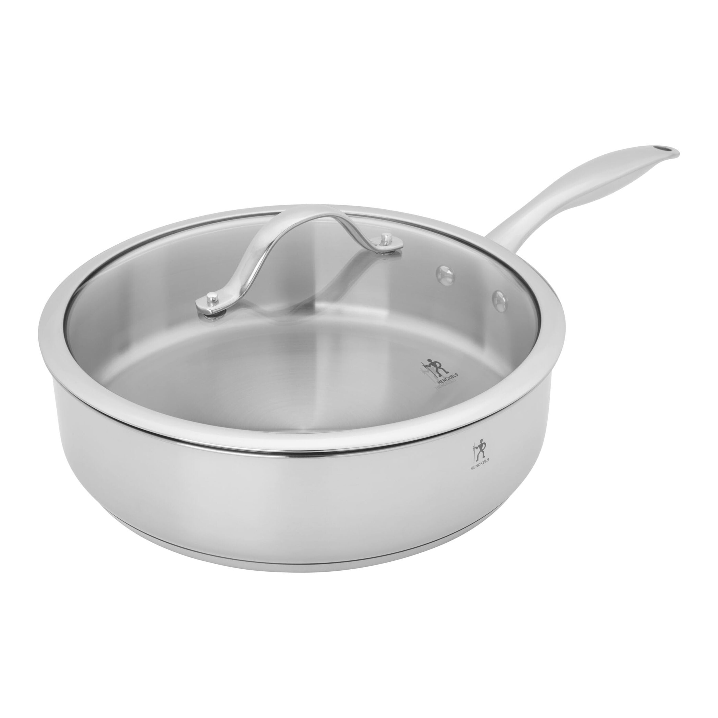 HENCKELS Aragon 28 cm Stainless Steel Saute Pan With Steamer-Cookware-DECOROLALA