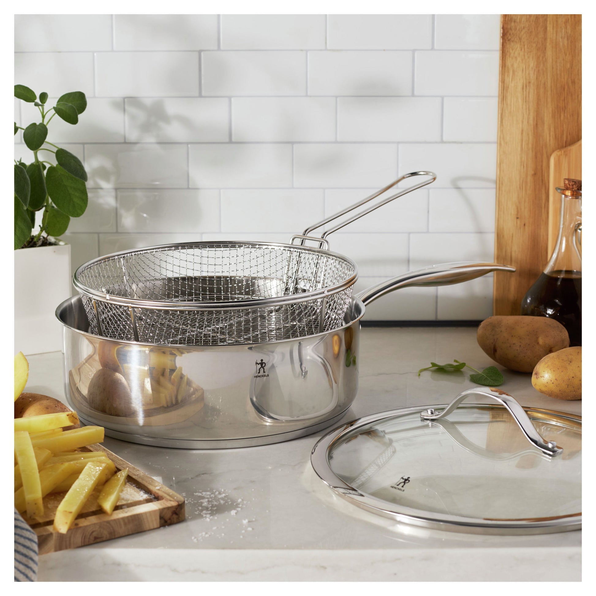 HENCKELS Aragon 28cm Stainless Steel Saute Pan-Cookware-DECOROLALA