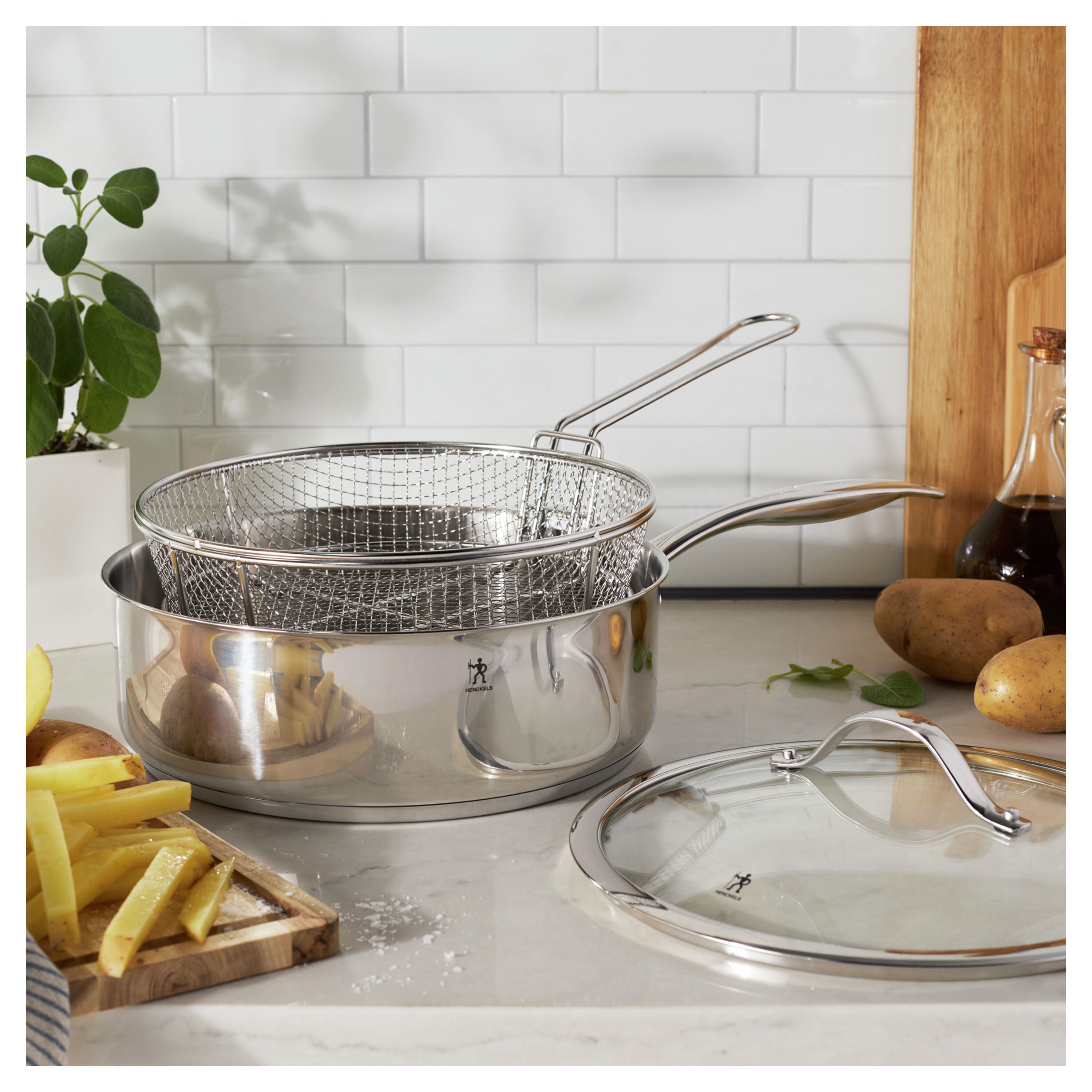 HENCKELS Aragon 28cm Stainless Steel Saute Pan-Cookware-DECOROLALA