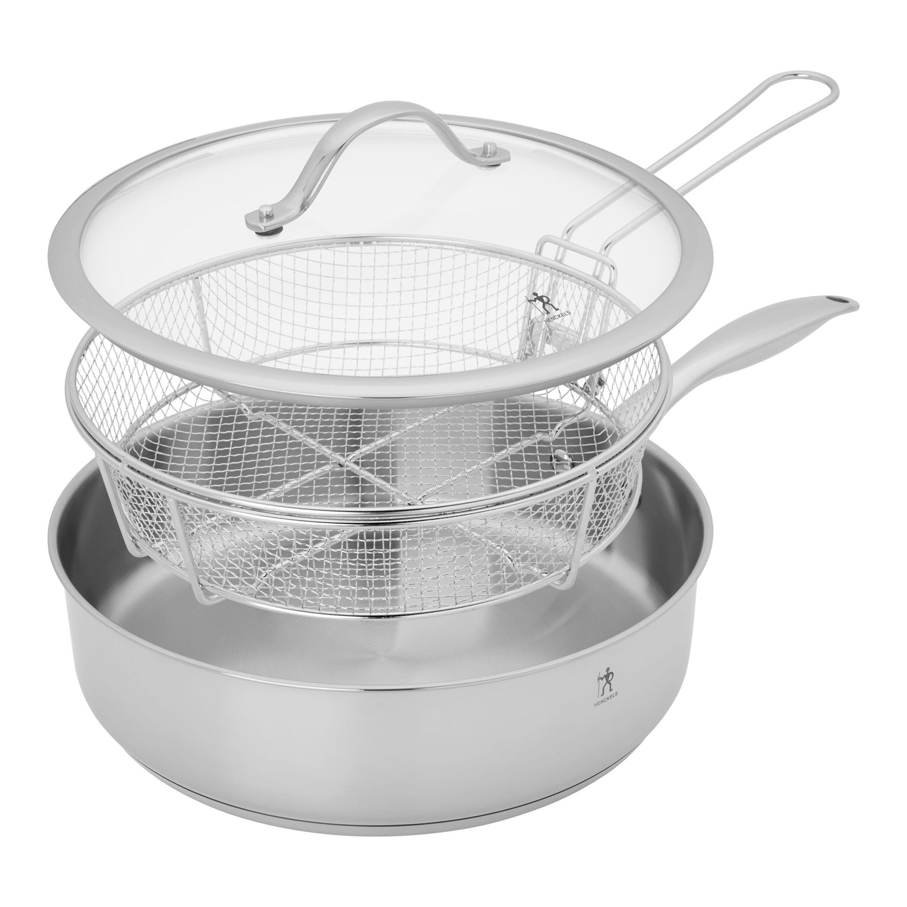 HENCKELS Aragon 28cm Stainless Steel Saute Pan-Cookware-DECOROLALA
