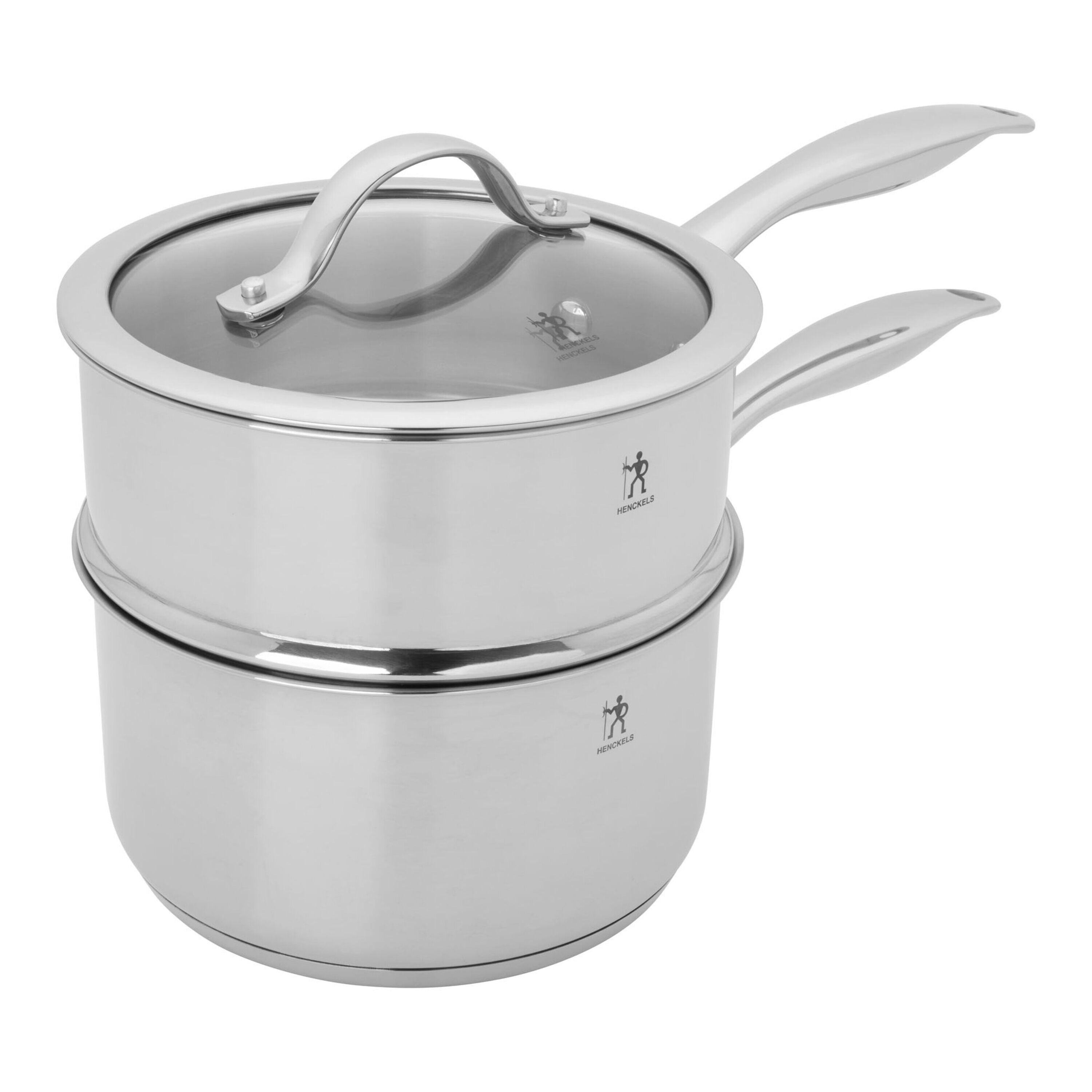 HENCKELS Aragon 2.5L Stainless Steel Sauce Pan Steamer-DECOROLALA