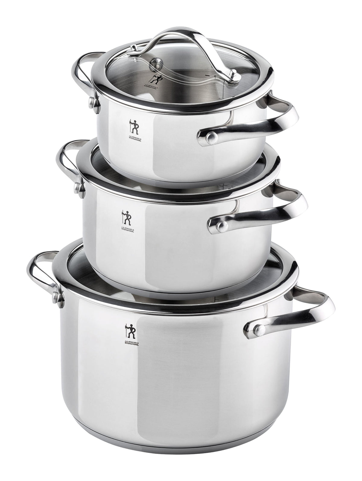 HENCKELS Aragon 6-Piece Stainless Steel Cookware Set-Cookware Sets-DECOROLALA