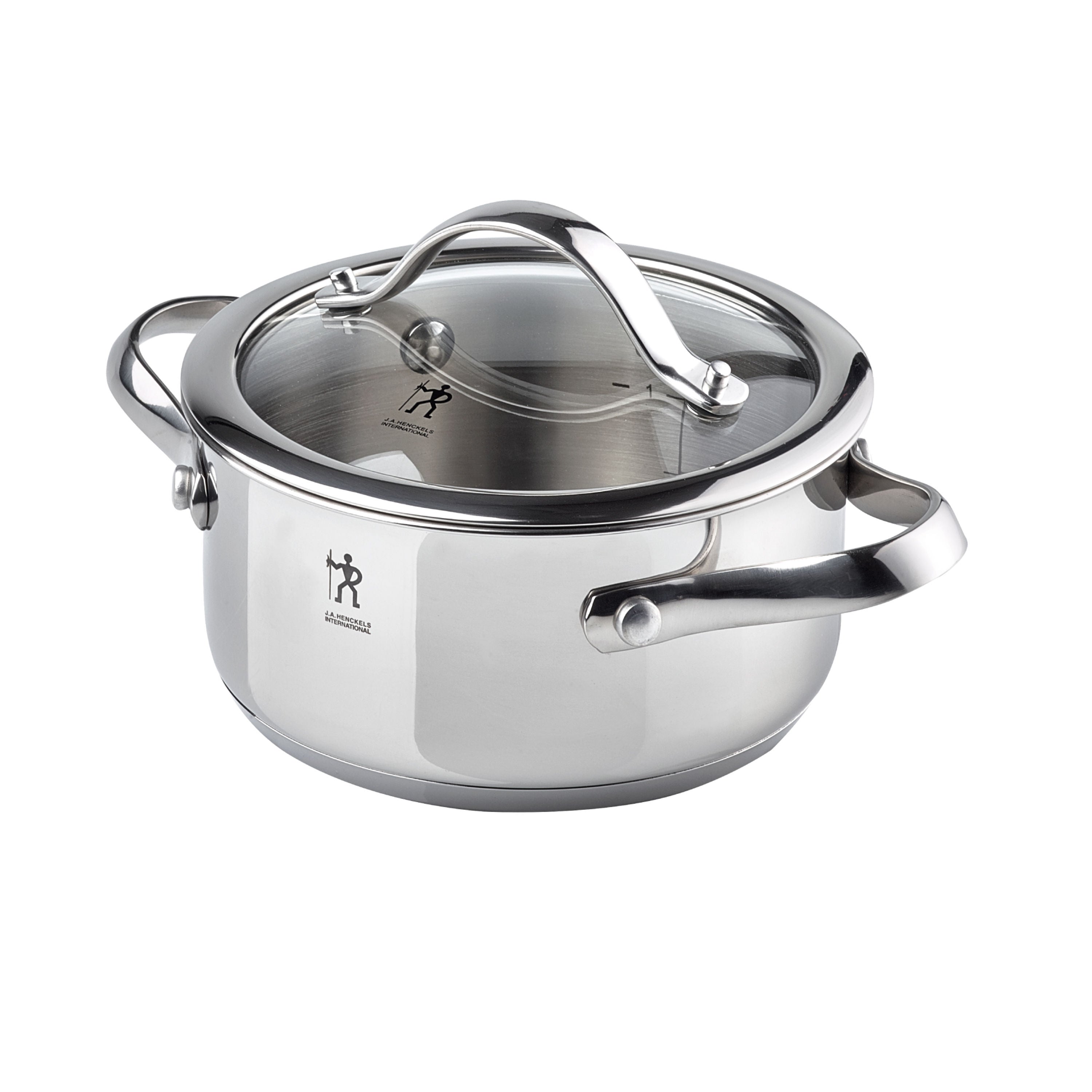 HENCKELS Aragon Pot Set 6 Piece, 18/10 Stainless Steel-Cookware Set-DECOROLALA
