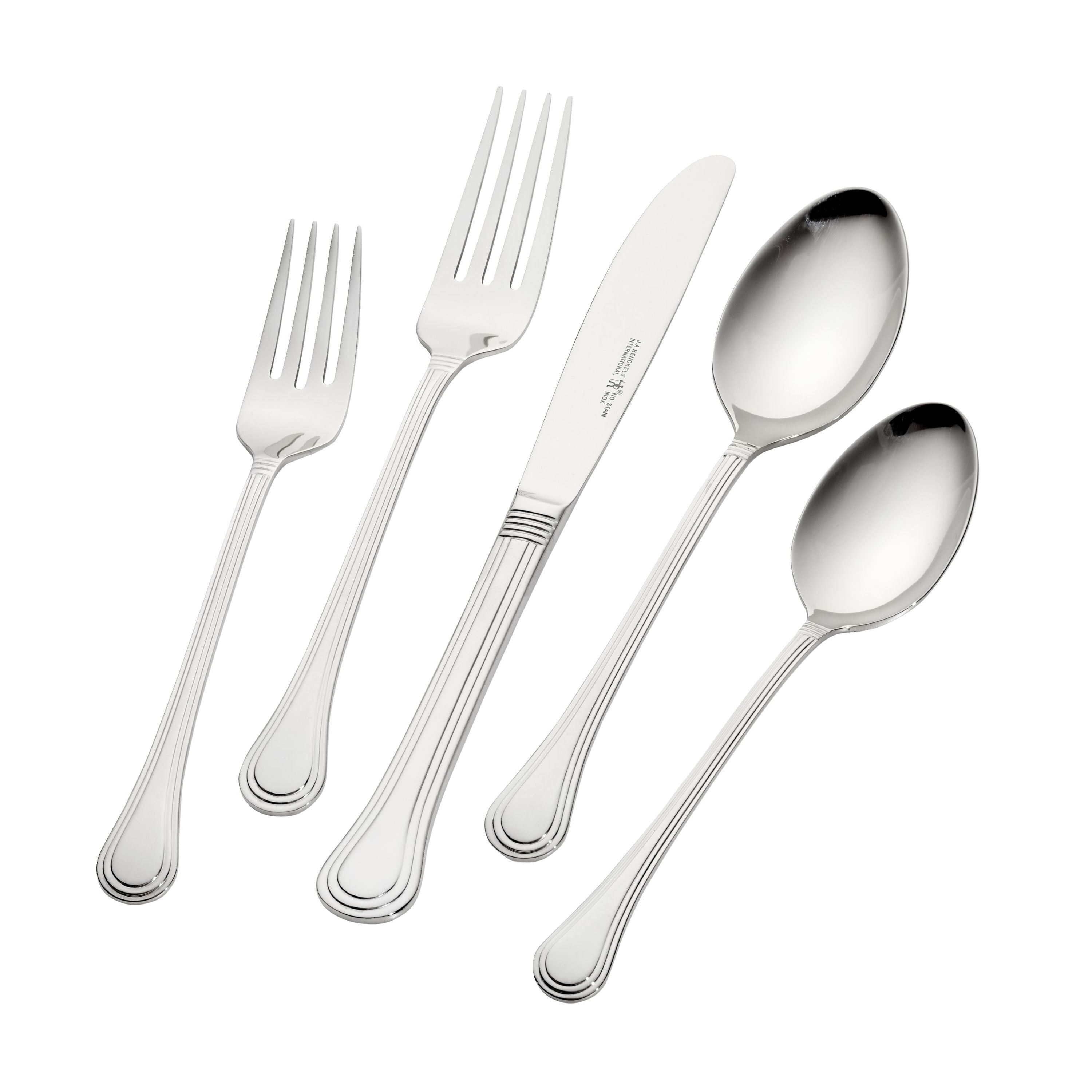 HENCKELS Astley 20 Piece Flatware Set Polished-Flatware Set-DECOROLALA