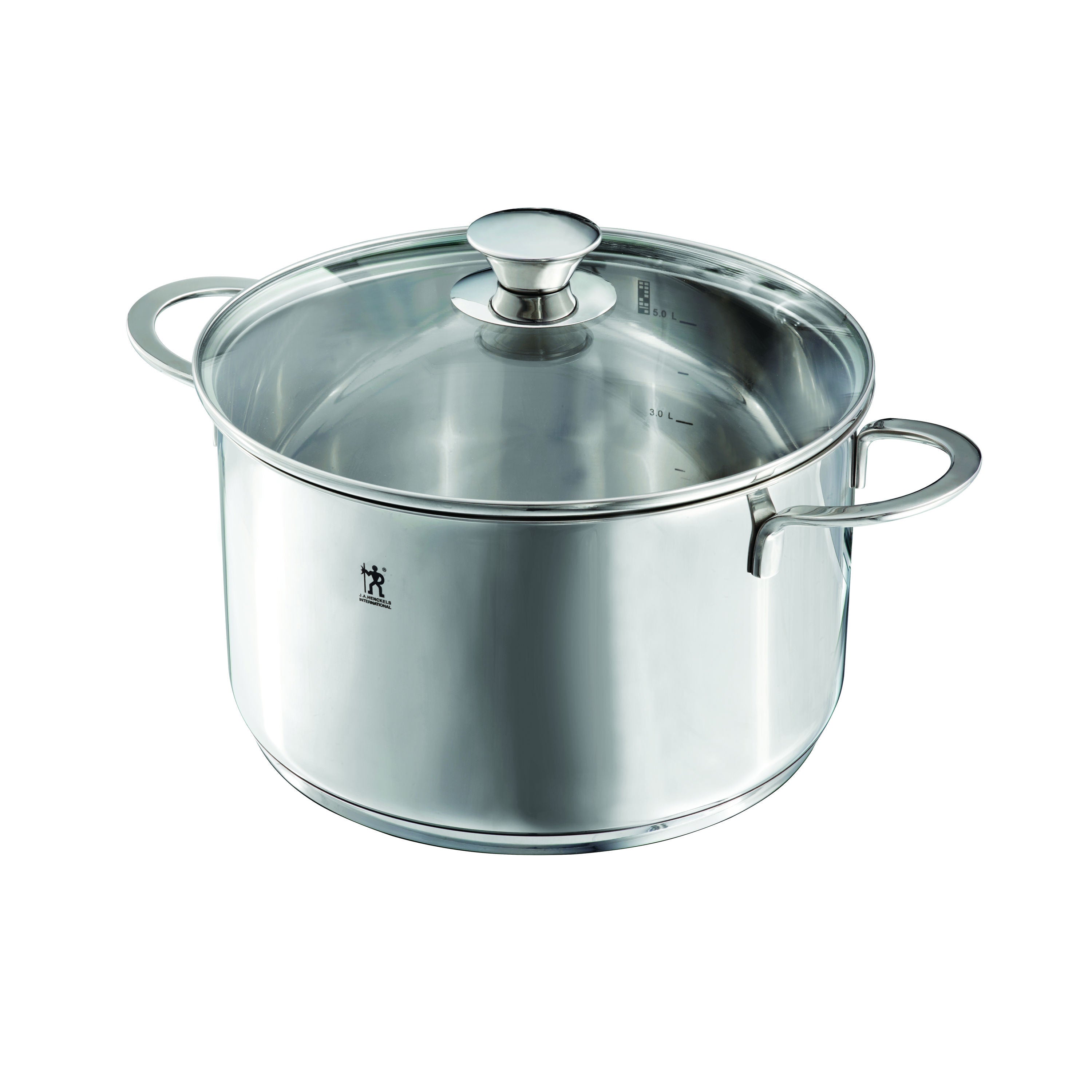 HENCKELS Biarritz 10 Piece 18/10 Stainless Steel Cookware Set-Cookware Set-DECOROLALA