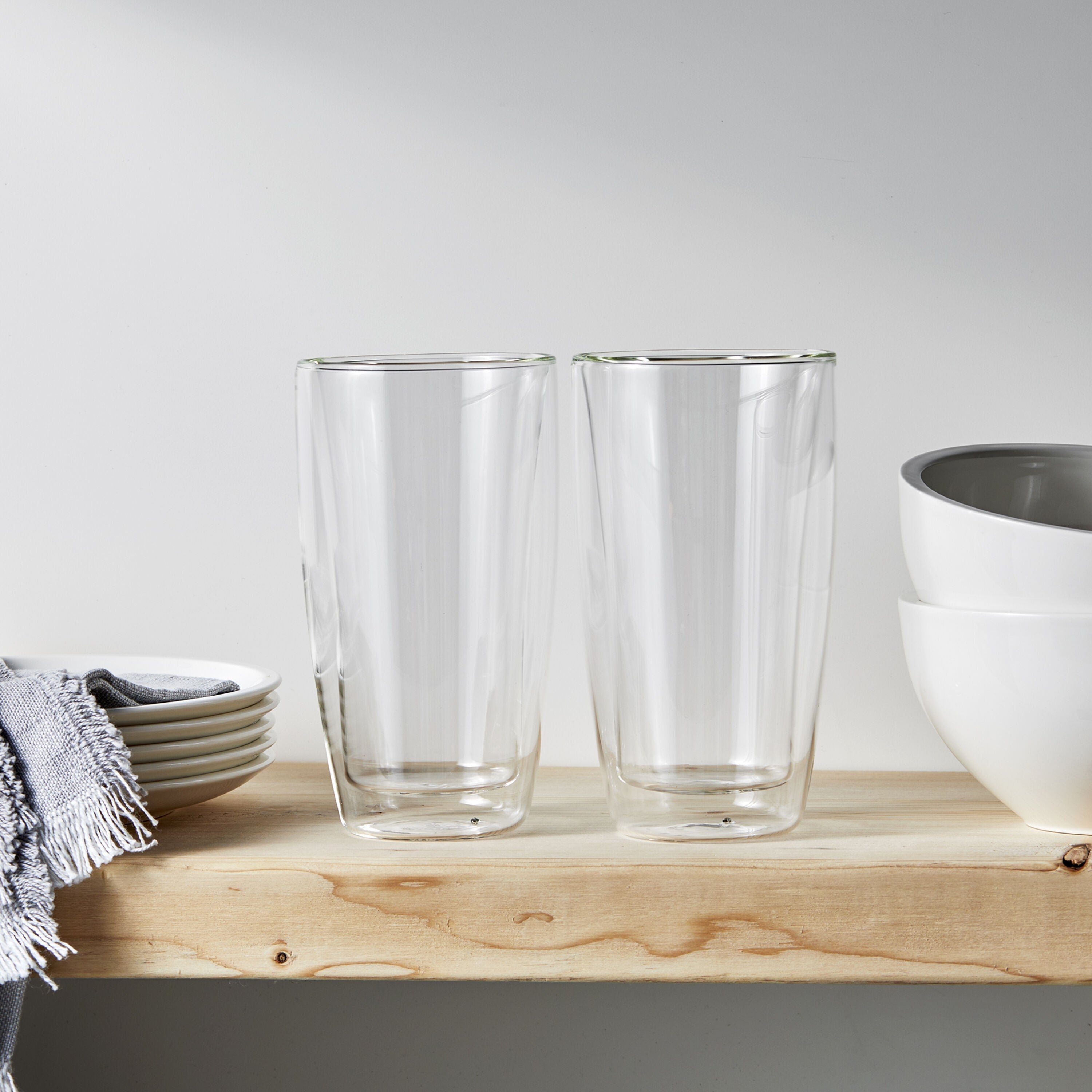 HENCKELS Cafe Roma 2 Piece, Latte Glass Set-Coffee-DECOROLALA