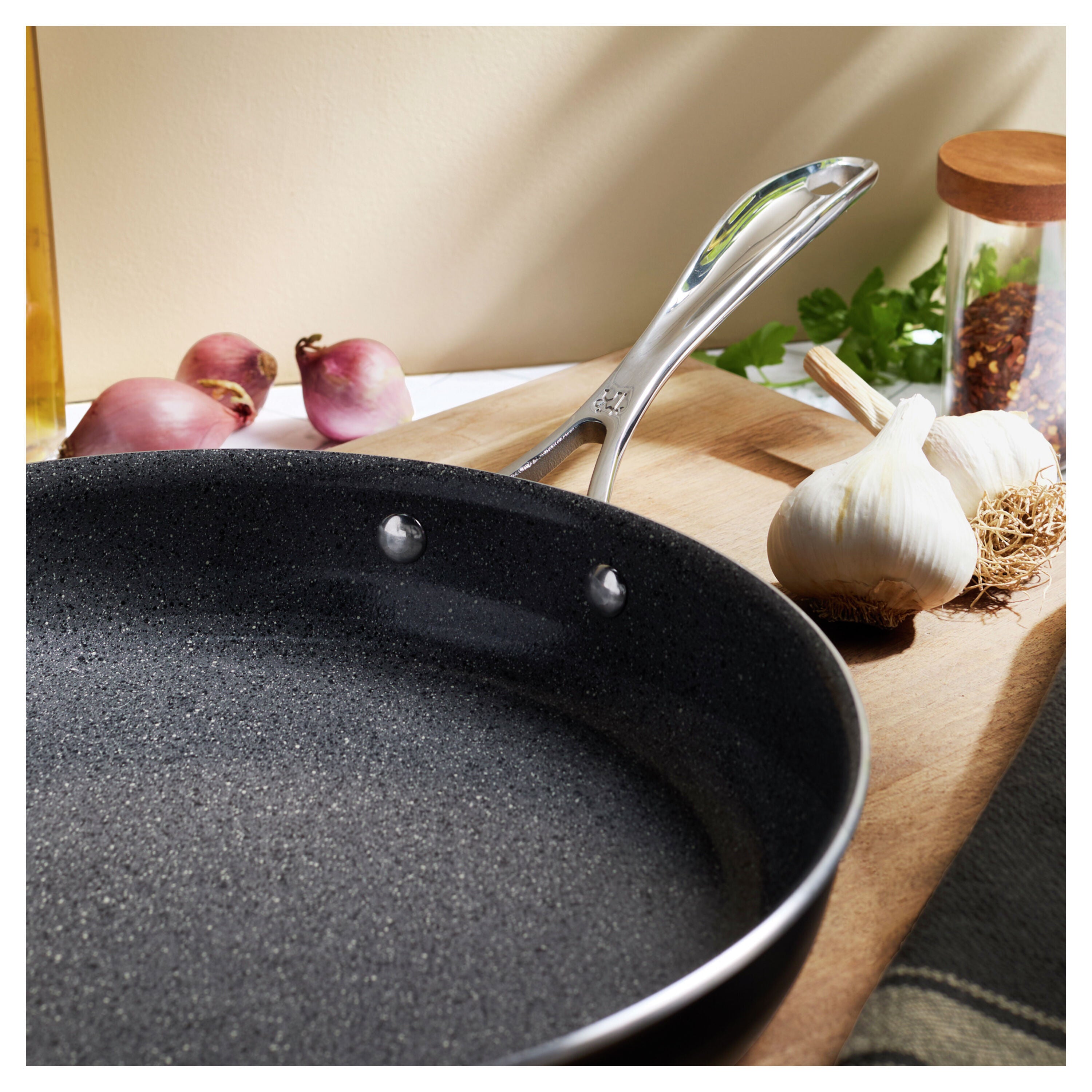 HENCKELS Capri 3-Piece Ceramic Fry Pan Set-Frying Pan-DECOROLALA
