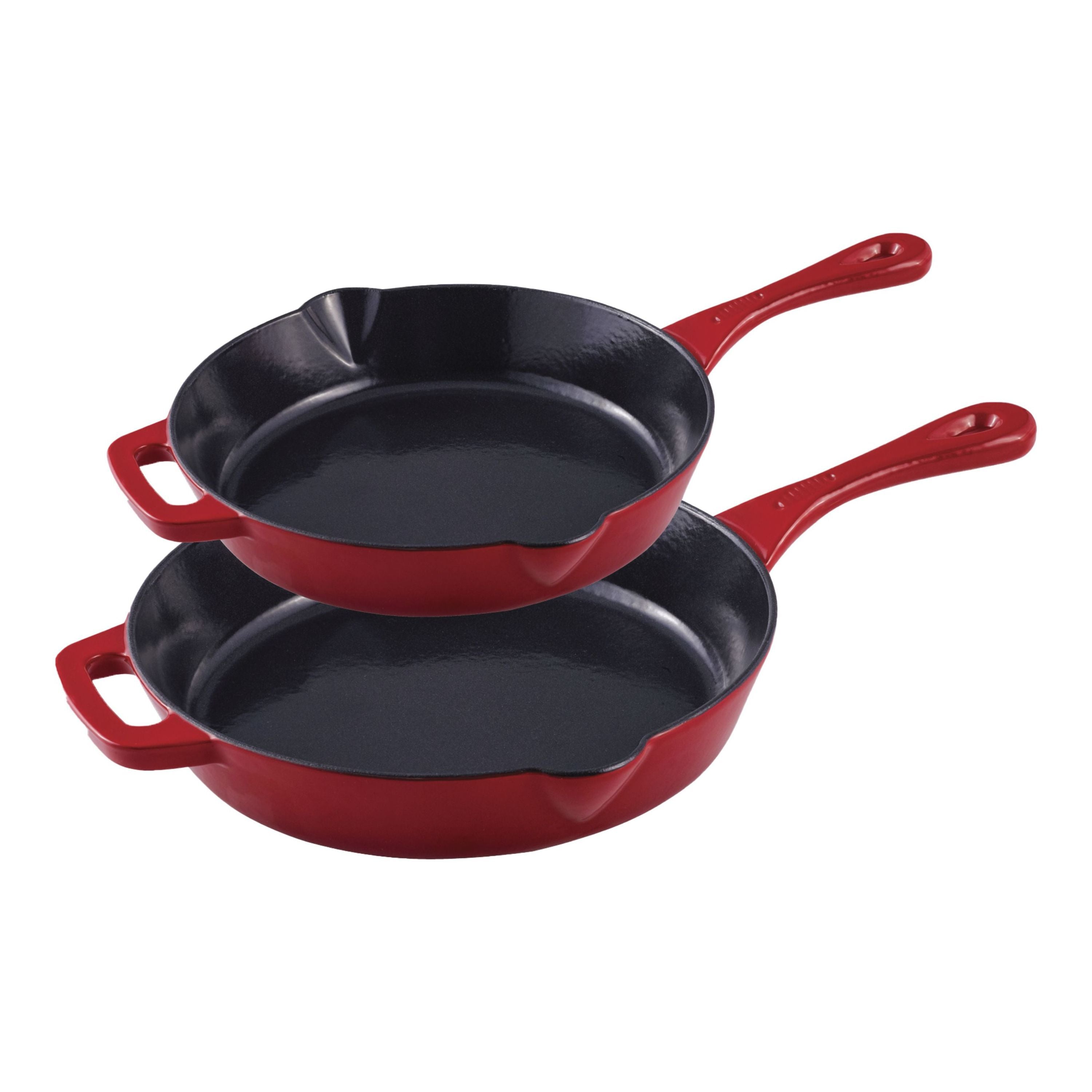 HENCKELS Cast Iron 2 Piece Cast Iron Fry Pan Set-Frying Pan-DECOROLALA