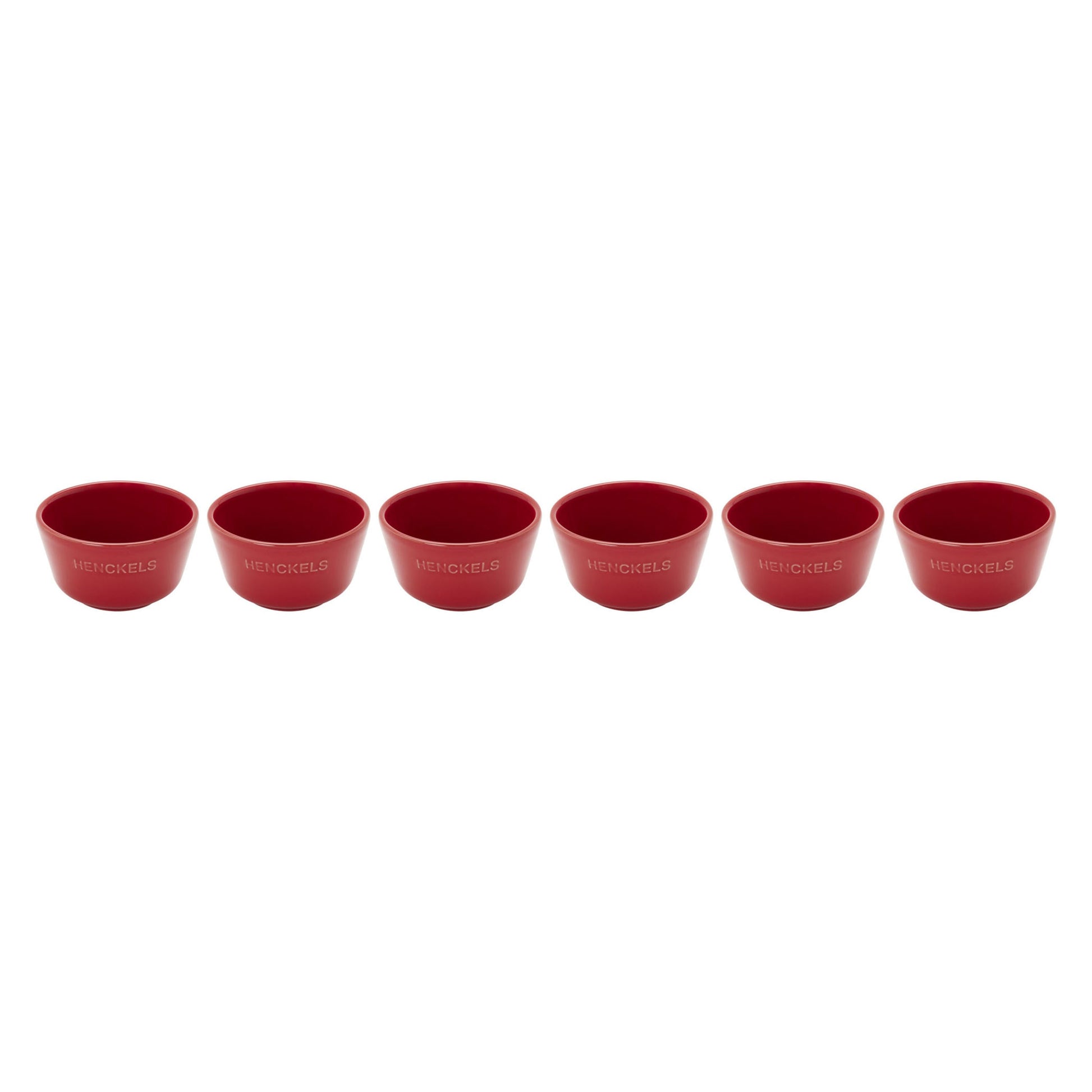 HENCKELS Ceramic 6 Piece Round Bakeware Set, Cherry-n/a-DECOROLALA