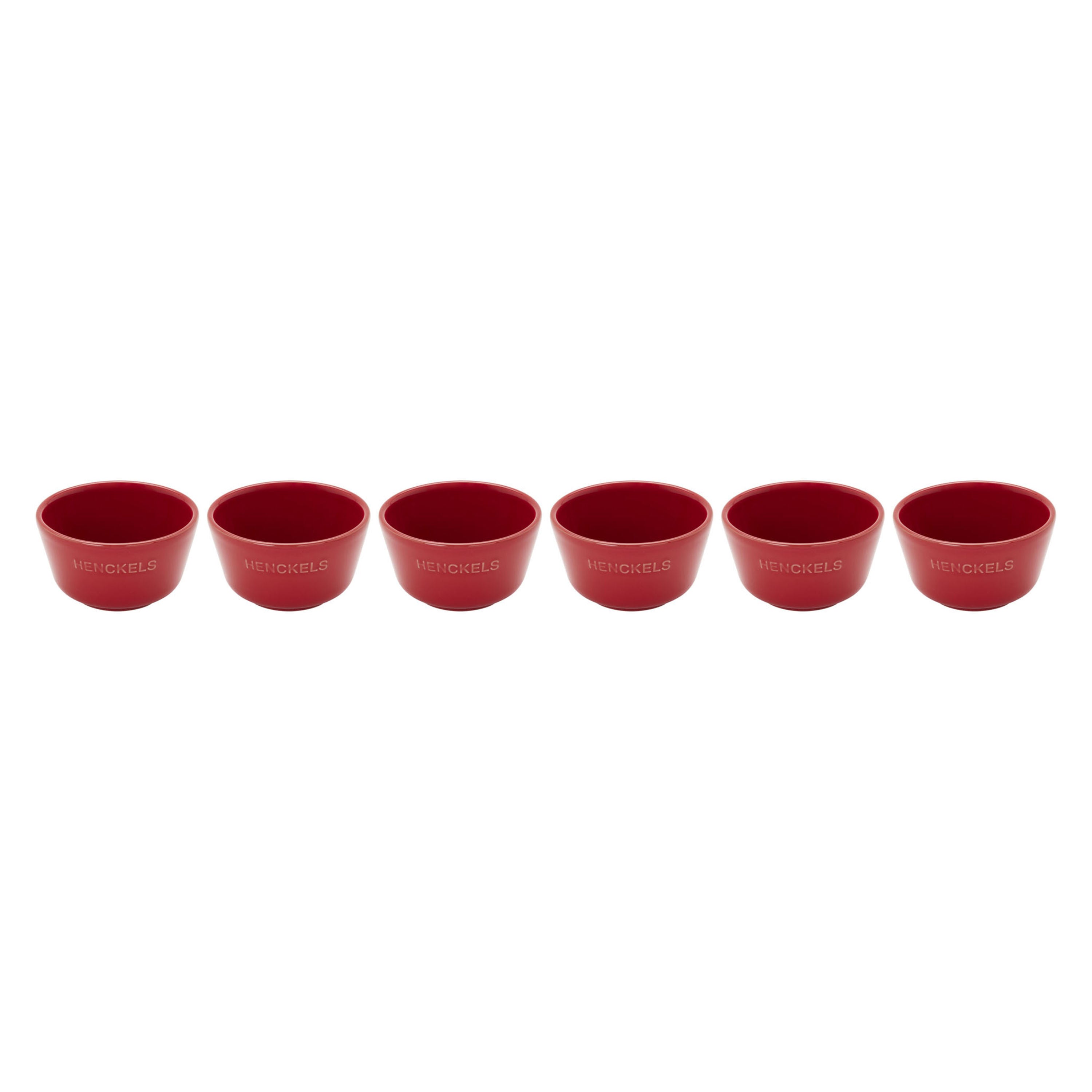 HENCKELS Ceramic 6 Piece Round Bakeware Set, Cherry-n/a-DECOROLALA