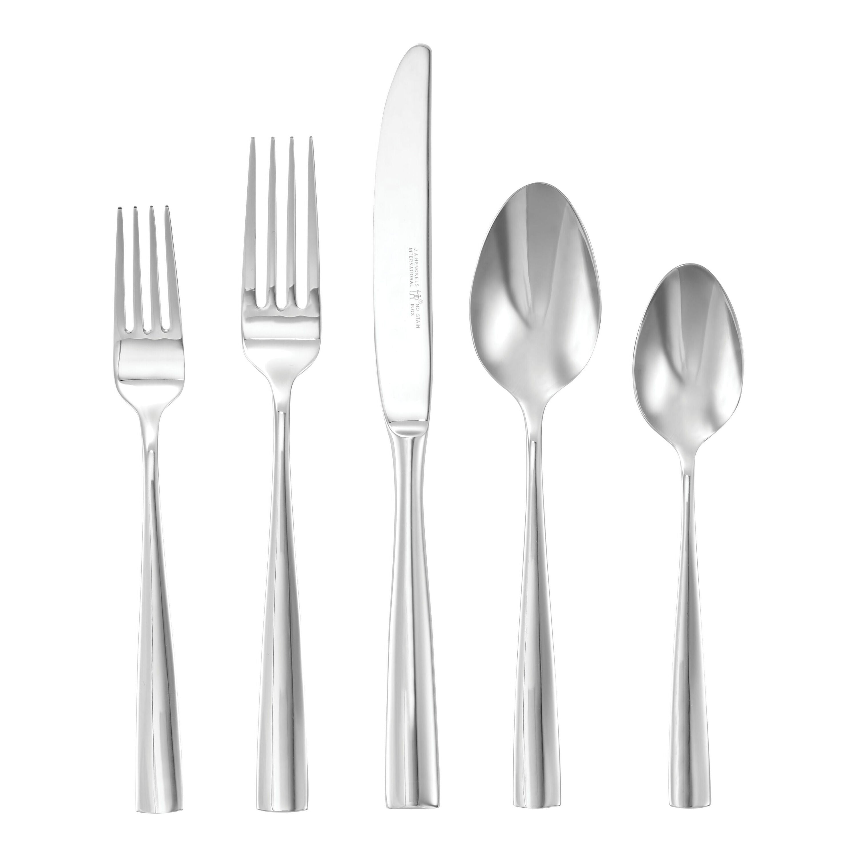 HENCKELS Champagne 45 Piece Menu Set Polished-Flatware-DECOROLALA