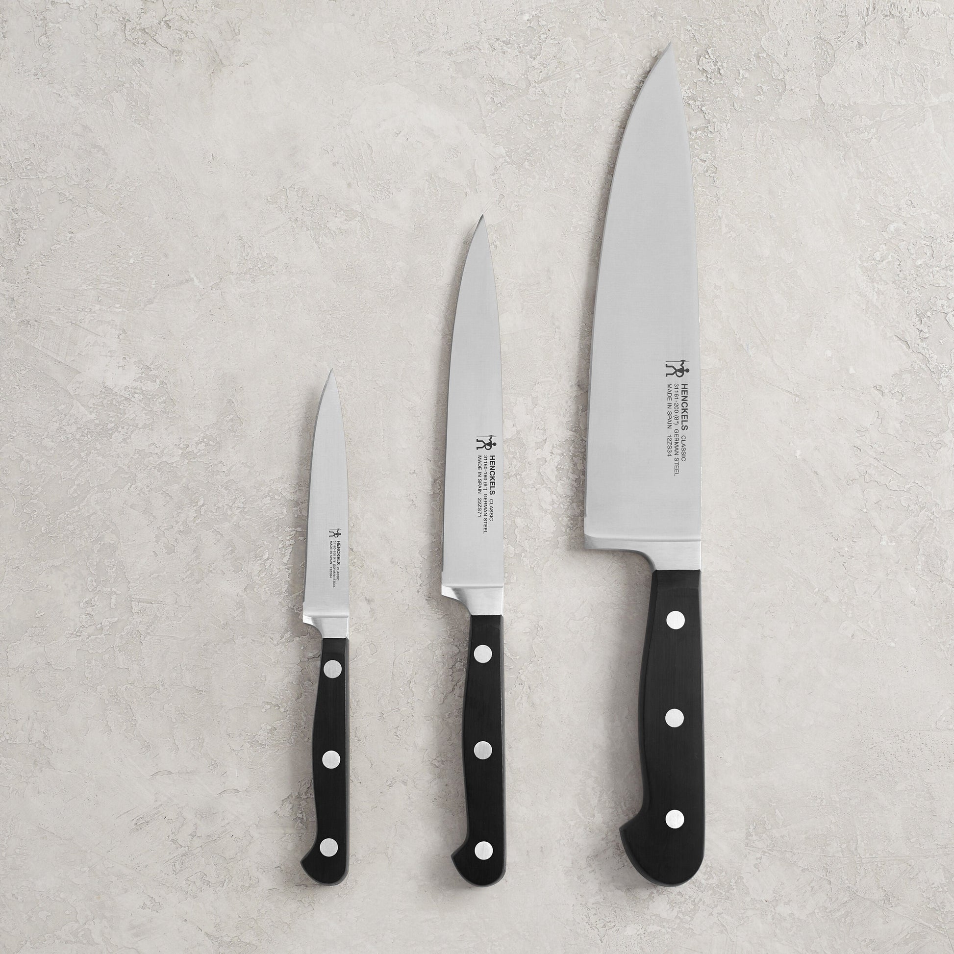 HENCKELS Classic 3 Piece Knife Set-Knife Set-DECOROLALA
