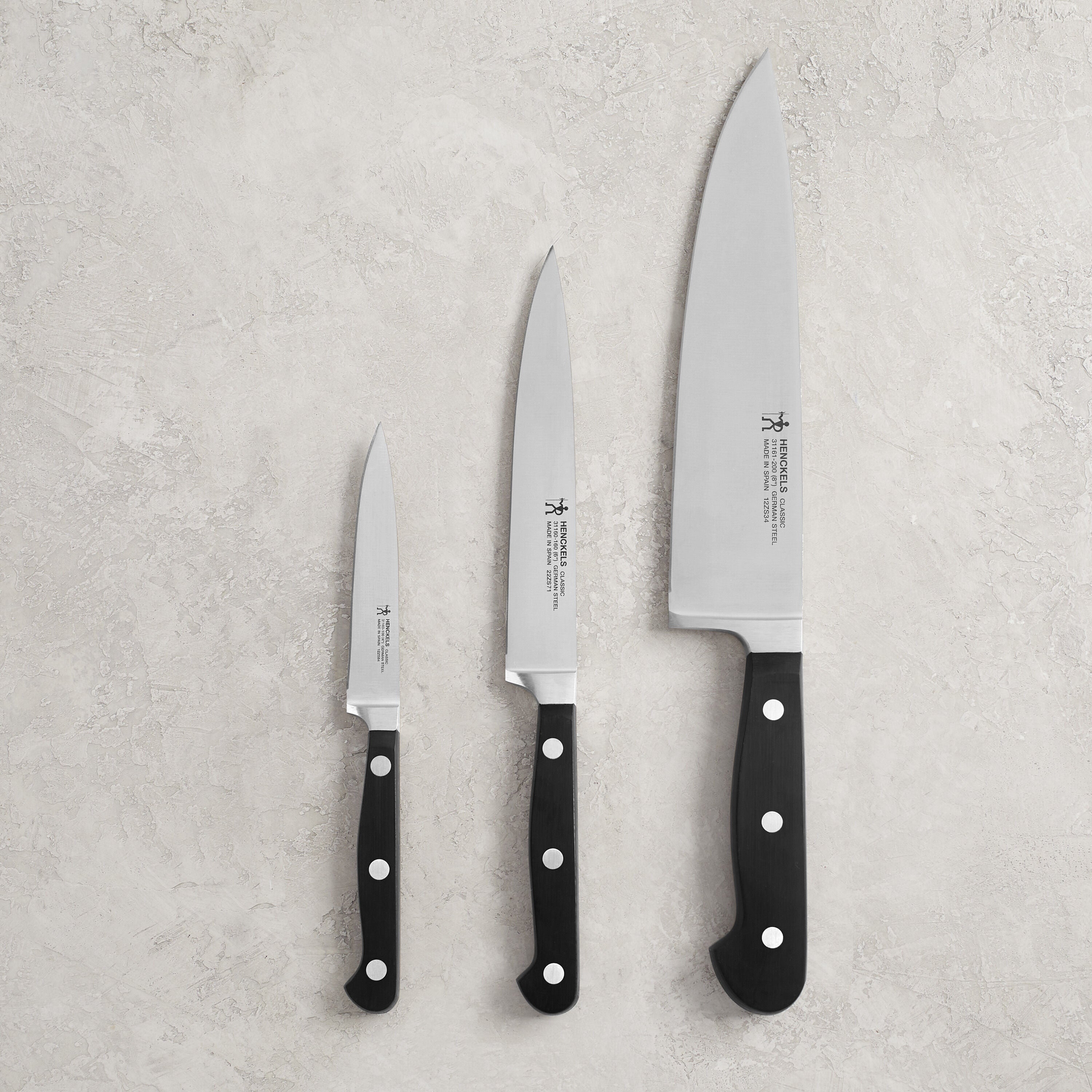 HENCKELS Classic 3 Piece Knife Set-Knife Set-DECOROLALA