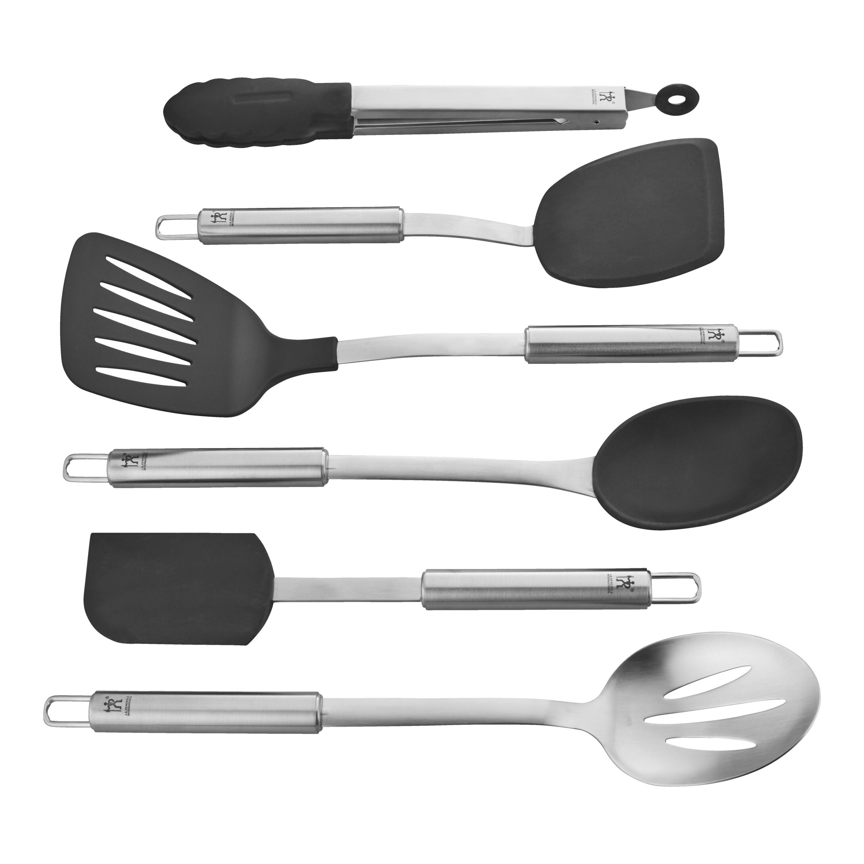 HENCKELS Classic 6 Piece Stainless Steel Kitchen Gadgets Sets, Silver-n/a-DECOROLALA