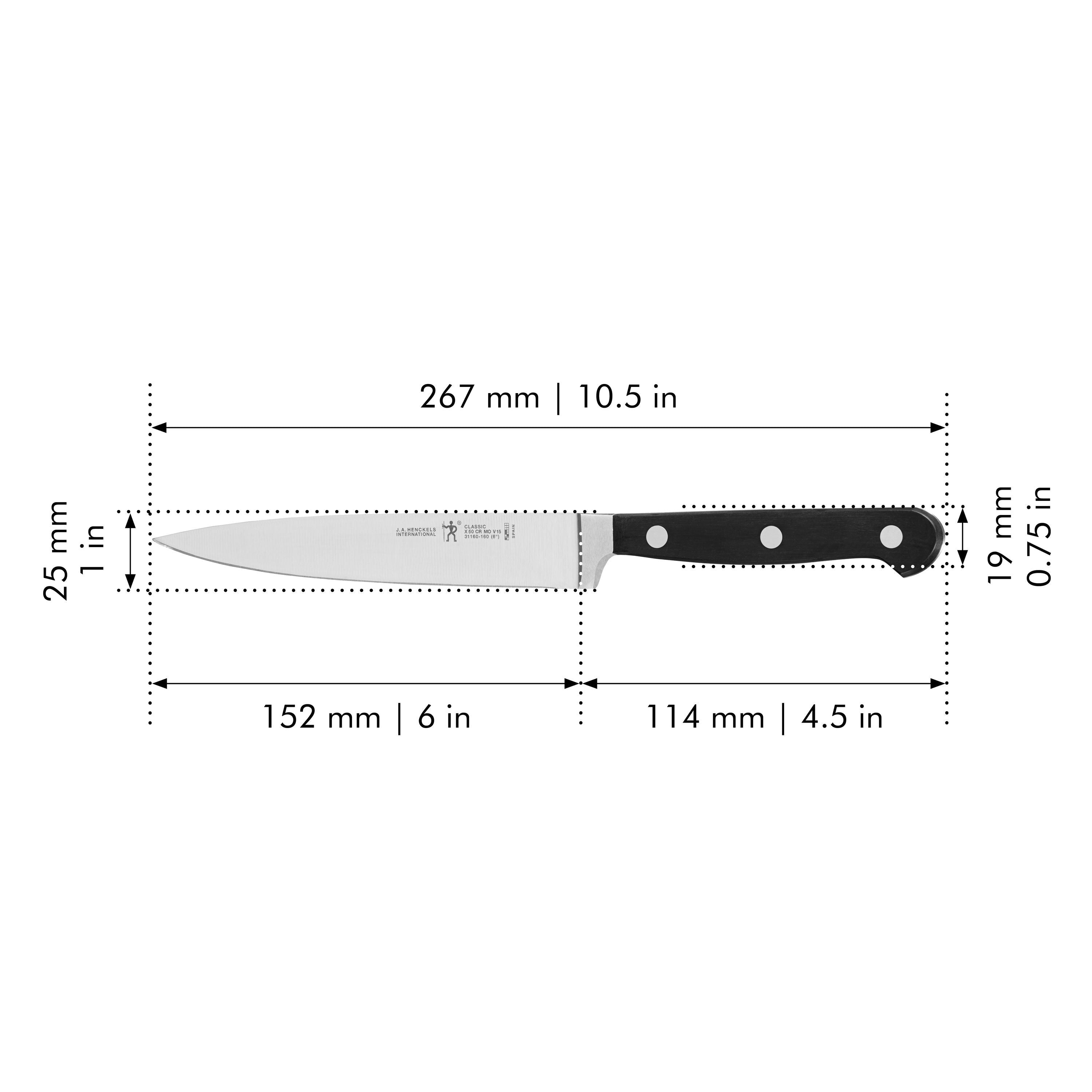 HENCKELS Classic 6" Utility Knife - Stainless Steel-Utility Knife-DECOROLALA