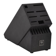 HENCKELS Classic Precision Knife Block Empty, Brown-Black-Knife Block-DECOROLALA