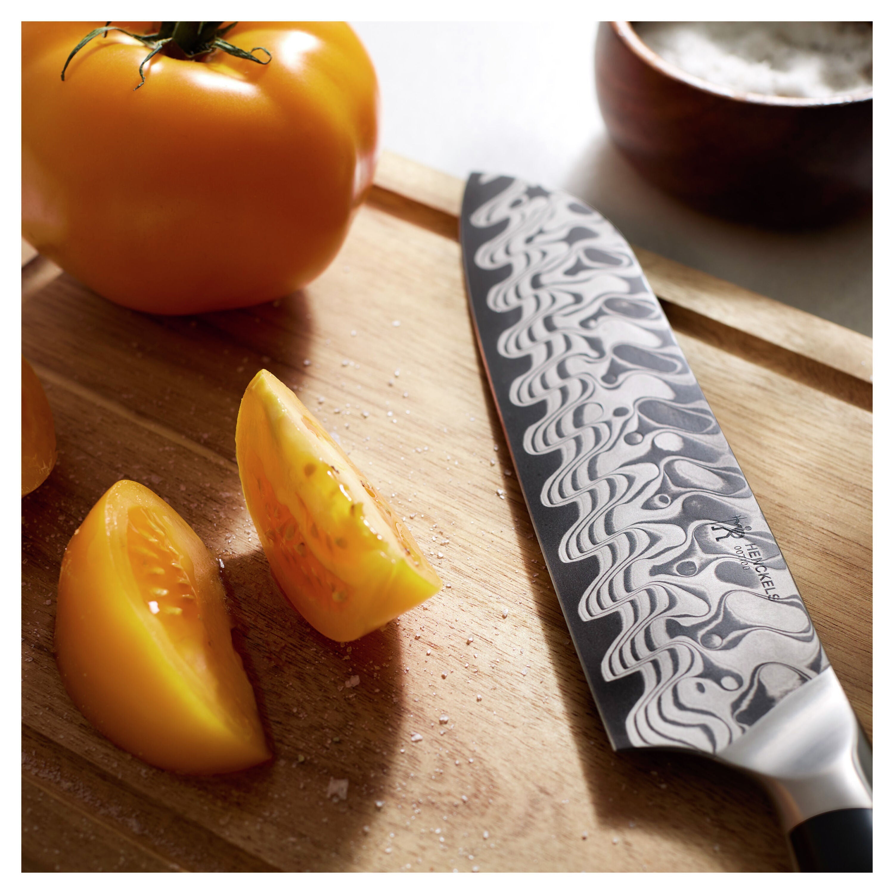 HENCKELS Compass Damascus 7 inch Santoku-Santoku Knife-DECOROLALA