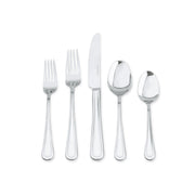 HENCKELS Cottage 45pc Flatware Set - Polished Stainless-Flatware Set-DECOROLALA