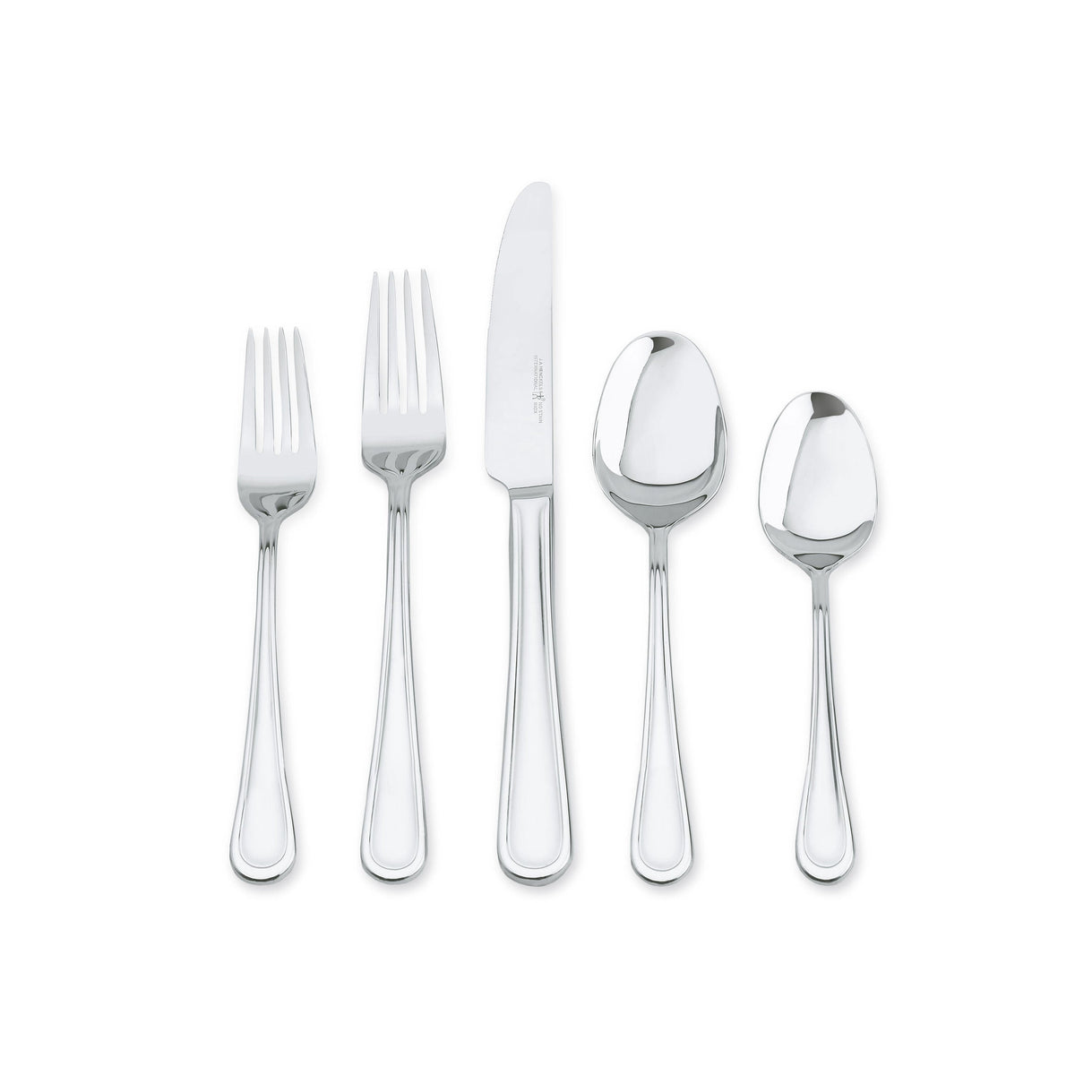 HENCKELS Cottage 45pc Flatware Set - Polished Stainless-Flatware Sets-DECOROLALA