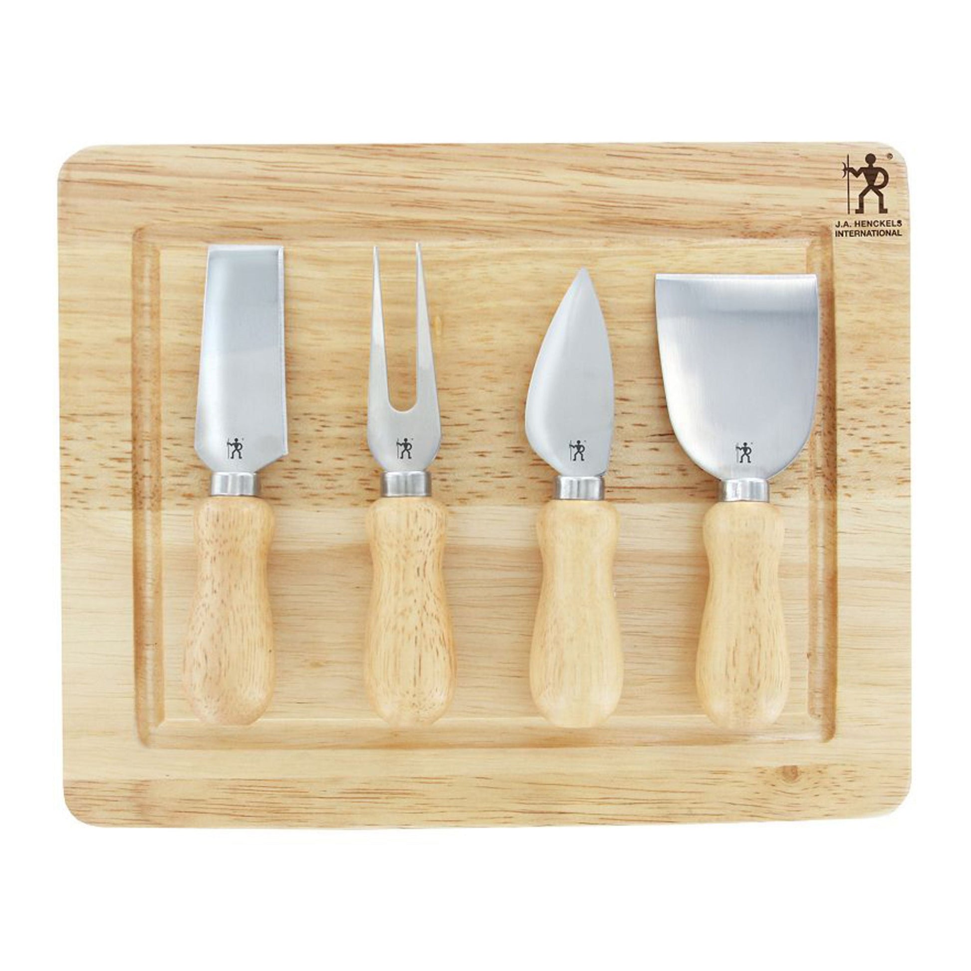 HENCKELS Definition 17 Piece Block Set With Bonus Cheese Set, Nature-Knife Block-DECOROLALA