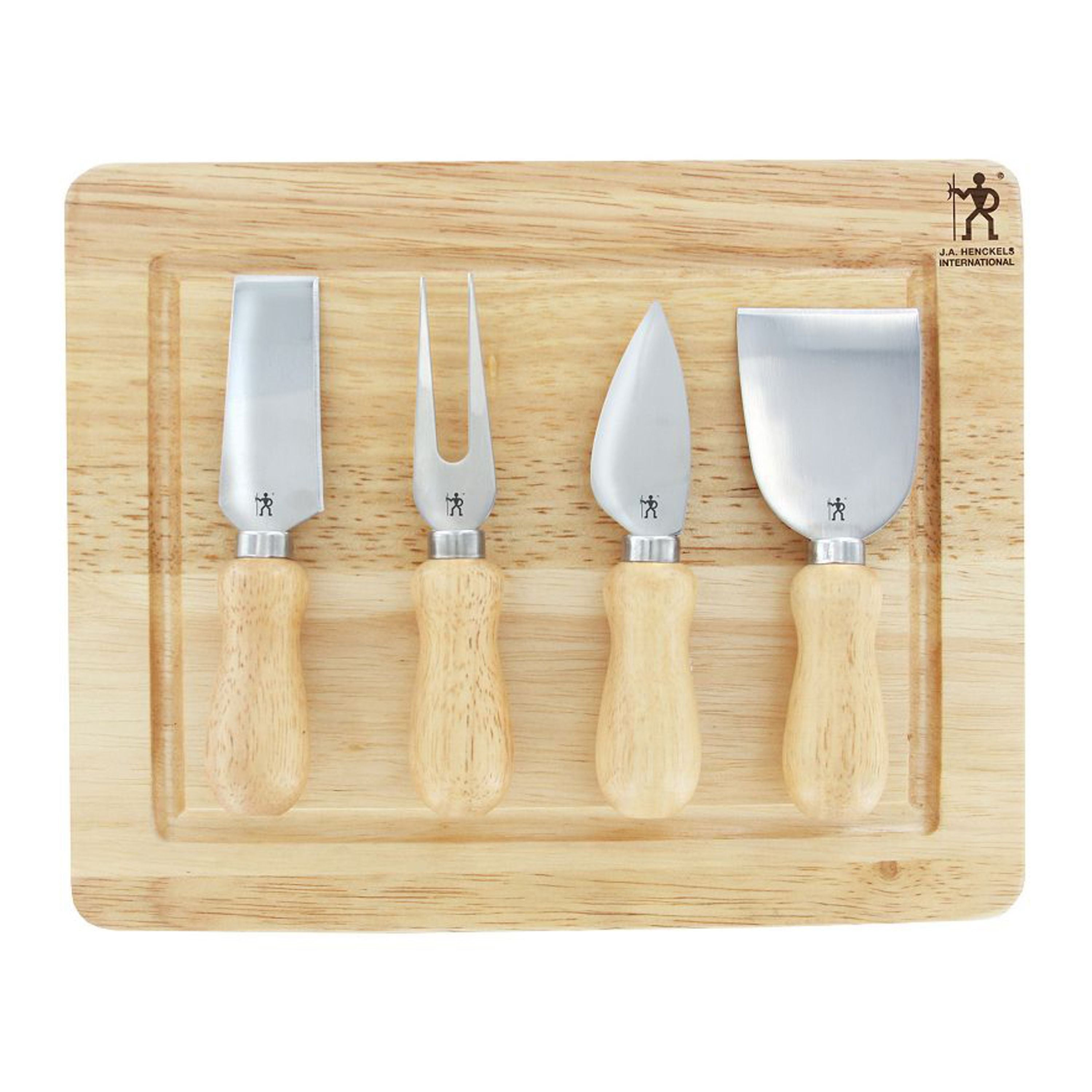 HENCKELS Definition 17 Piece Block Set With Bonus Cheese Set, Nature-Knife Block-DECOROLALA