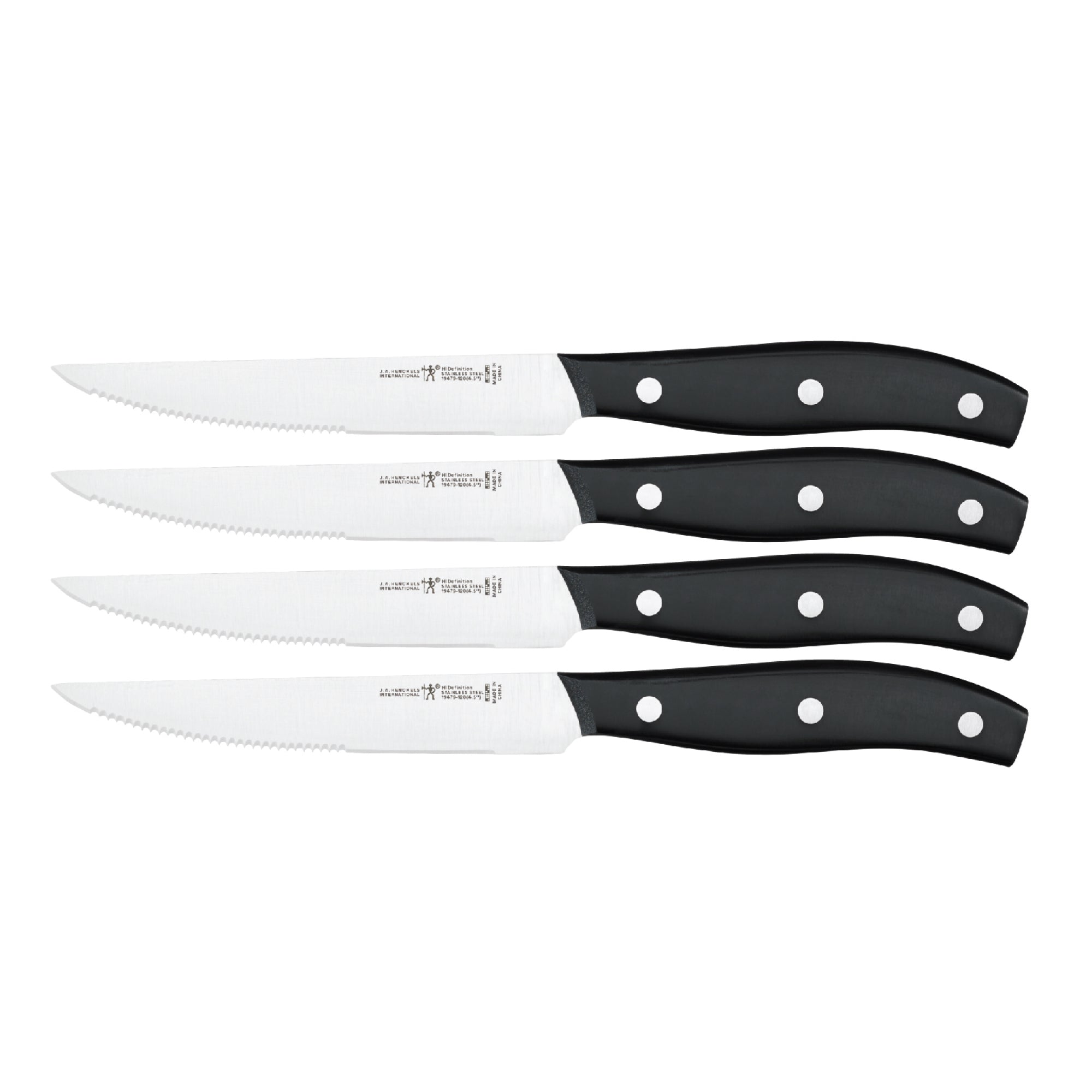 HENCKELS Definition 4 Piece Steak Knife Set-Kitchen Tool-DECOROLALA