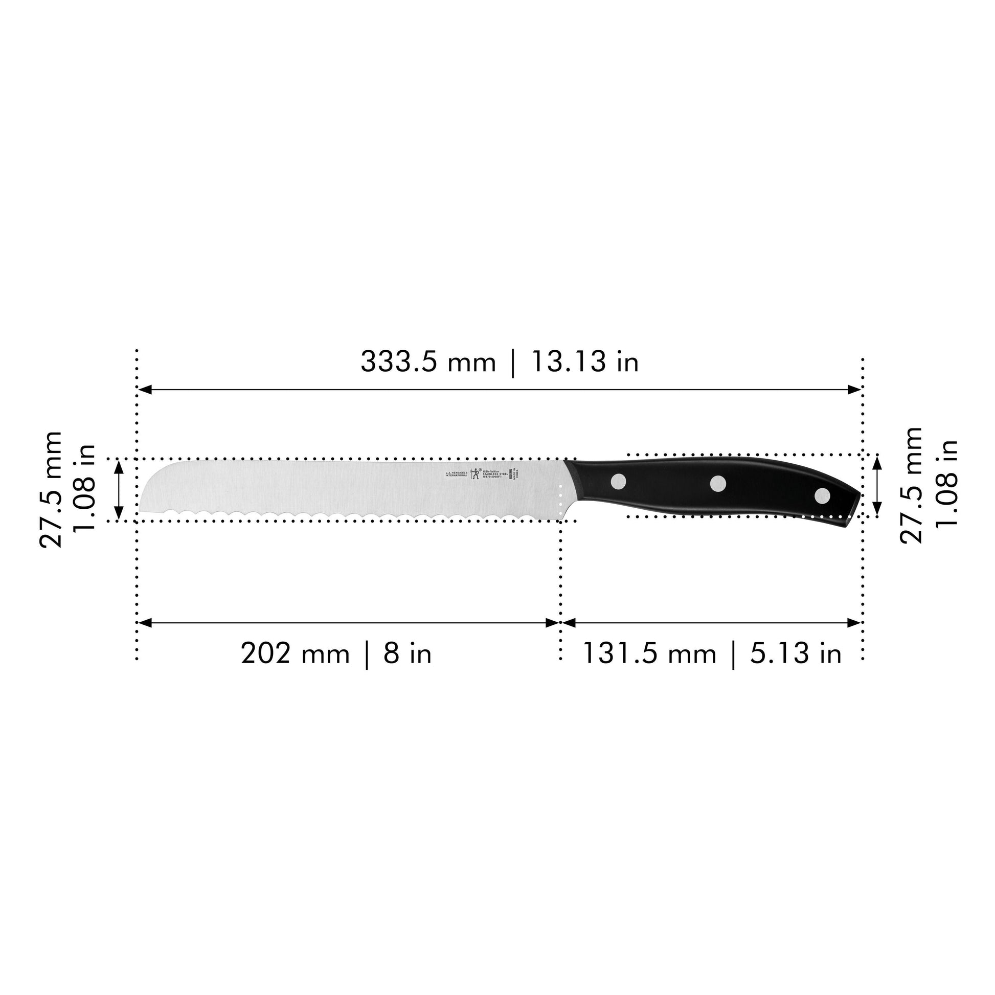 HENCKELS Definition 8 Inch Bread Knife-Bread Knife-DECOROLALA