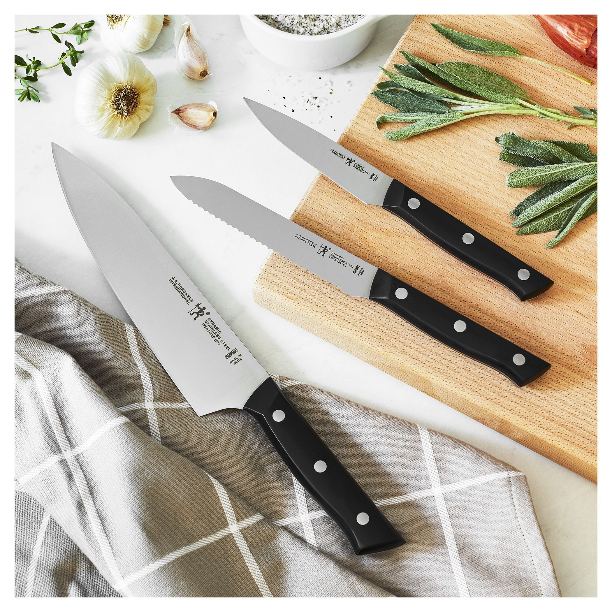 HENCKELS Dynamic 3 Piece Knife Set-Knife Set-DECOROLALA