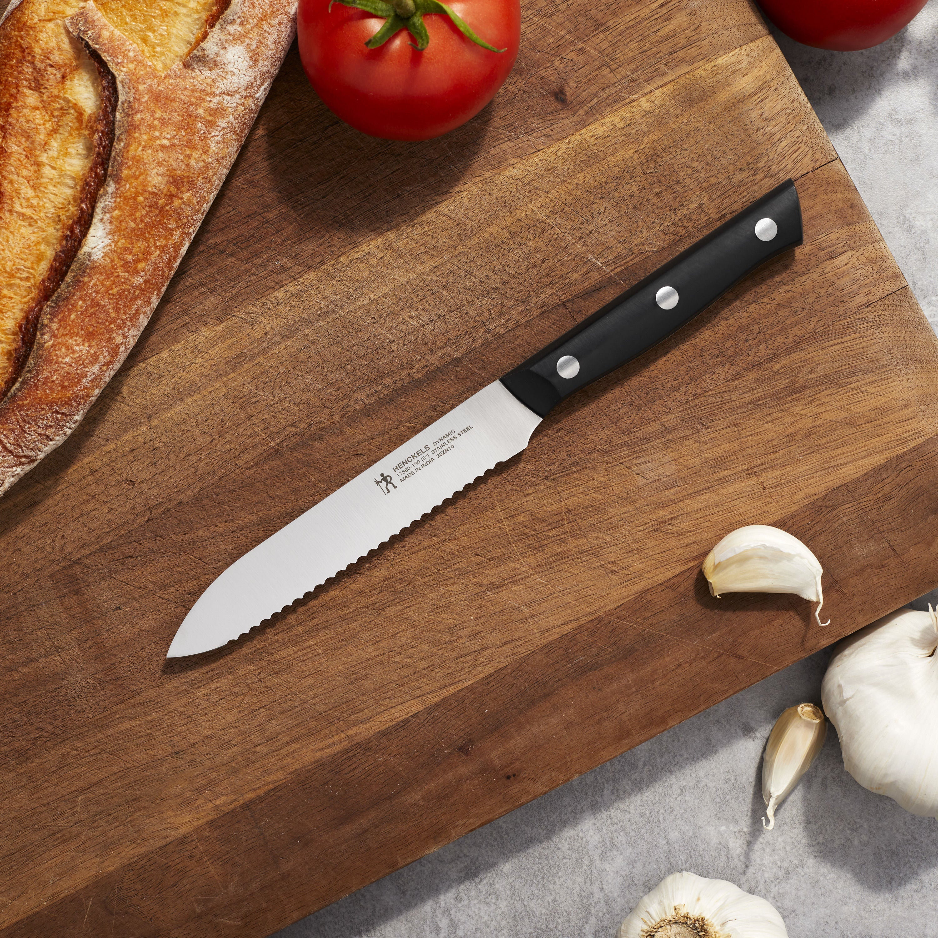 HENCKELS Dynamic 5" Serrated Utility Knife-Utility Knife-DECOROLALA