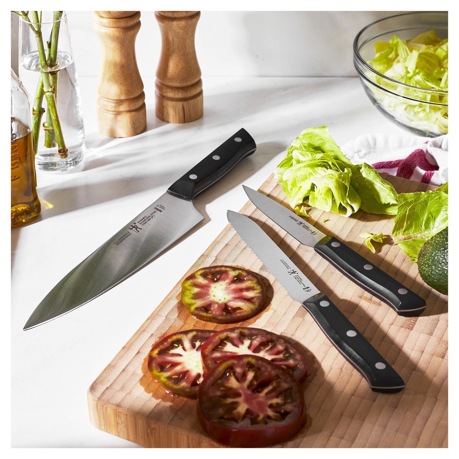 HENCKELS Dynamic 7 Piece Knife Block Set, Nature-Knife Block-DECOROLALA