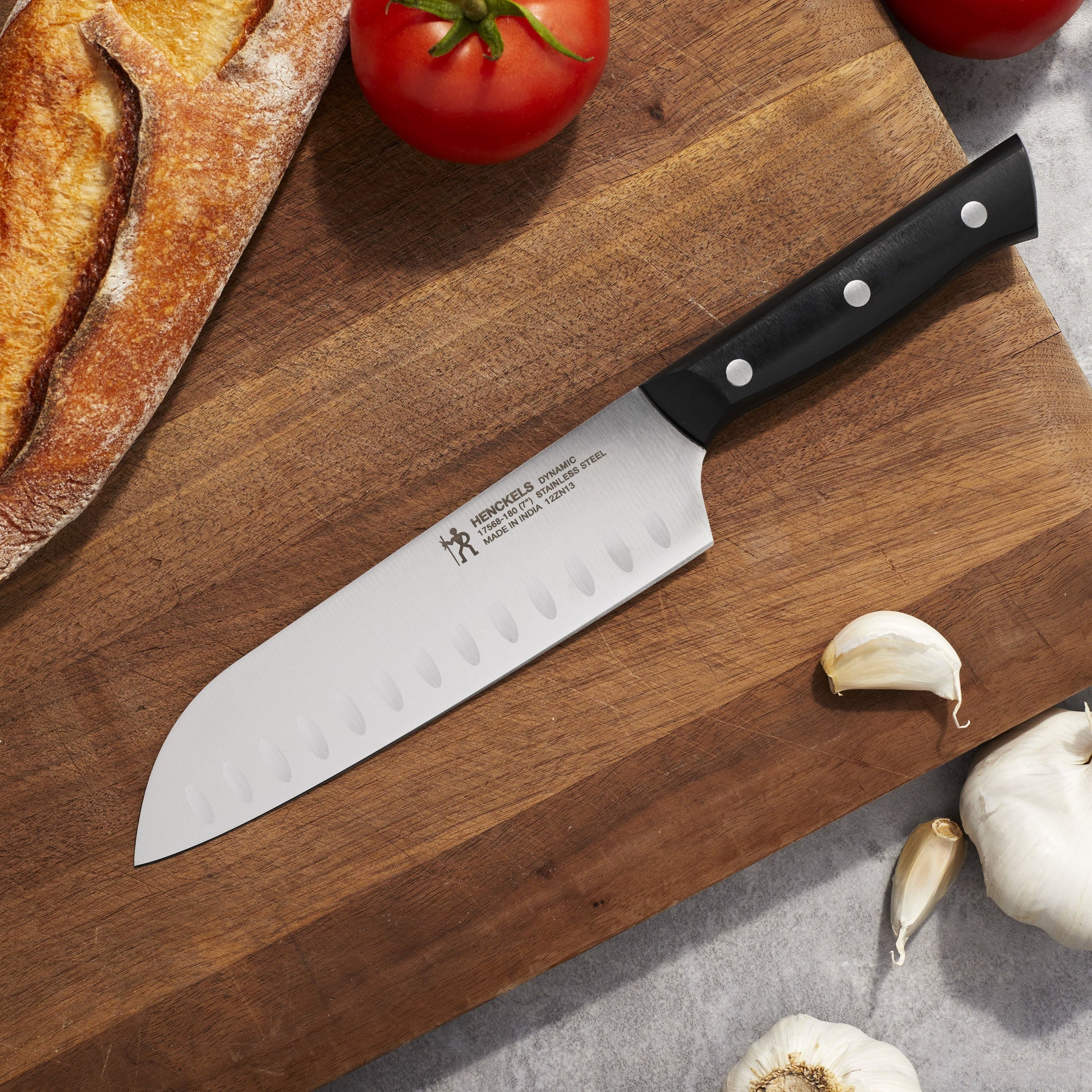 HENCKELS Dynamic 7" Santoku Knife Stainless Steel-Santoku Knife-DECOROLALA