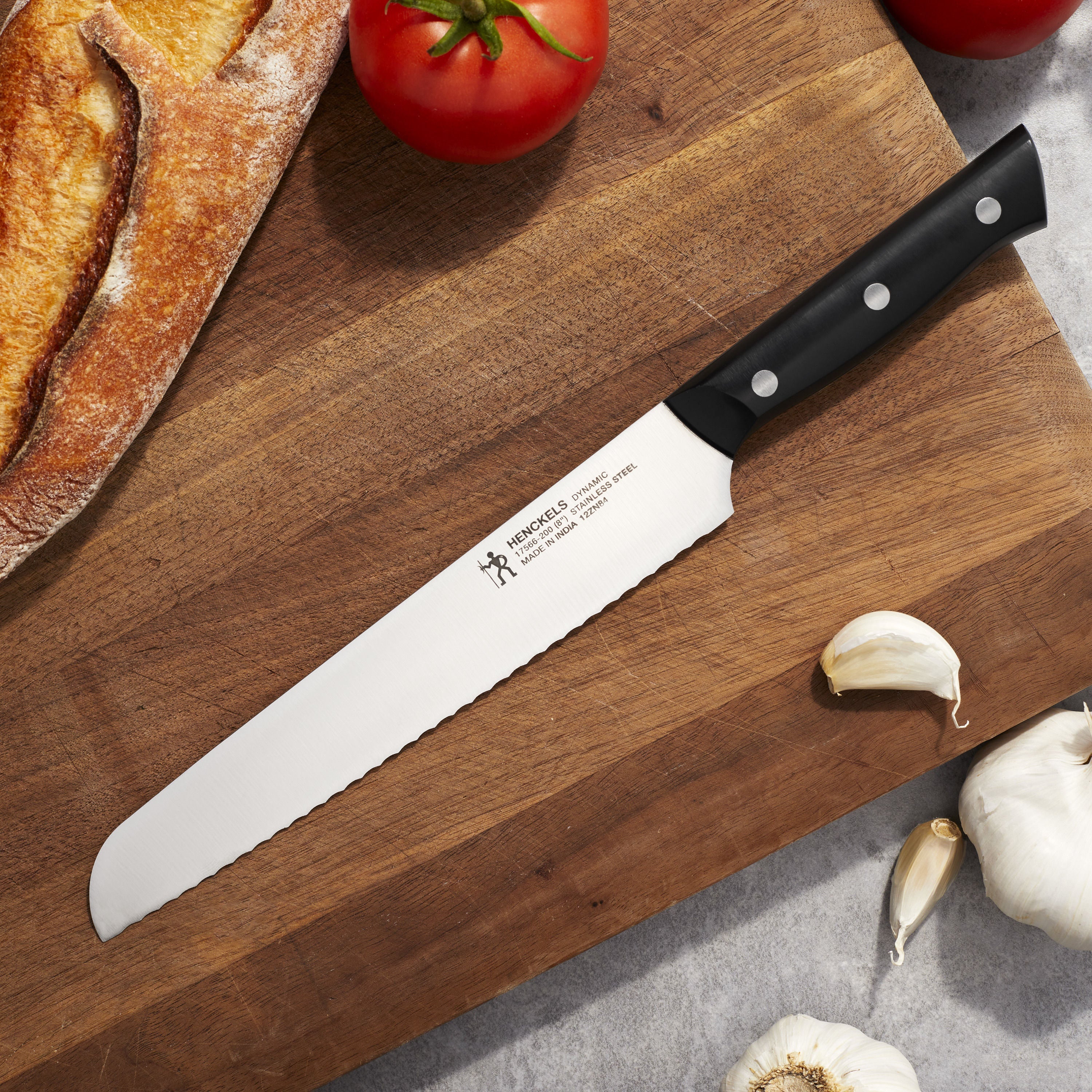 HENCKELS Dynamic 8" Bread Knife Stainless Steel-Bread Knife-DECOROLALA
