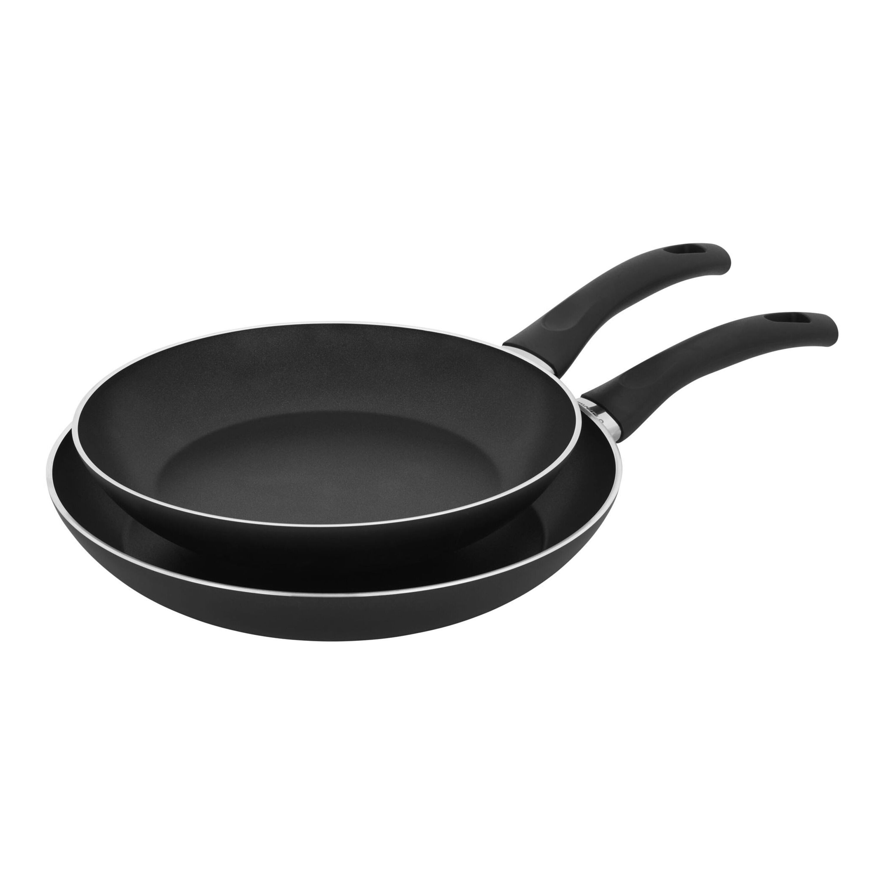 HENCKELS EverLift 2 Piece Aluminum Frypan Set - Black-Frying Pan-DECOROLALA