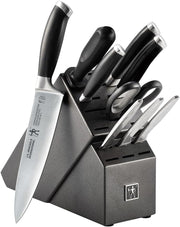 HENCKELS Forged 10-Piece Knife Block Set Stainless Steel-DECOROLALA