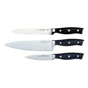 HENCKELS Forged Accent 3 Piece Knife Set, Black-Knife Set-DECOROLALA