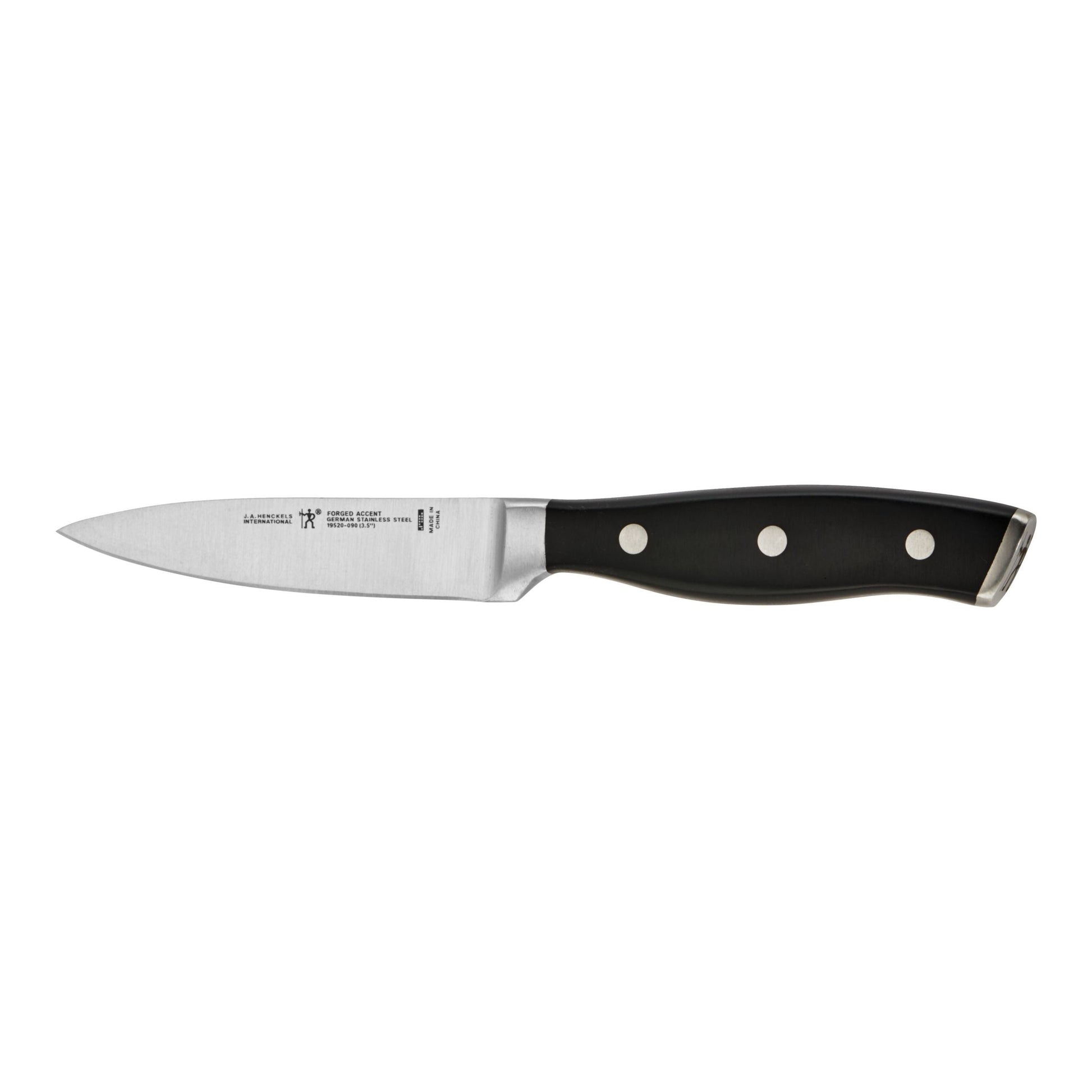 HENCKELS Forged Accent 3.5 inch Paring Knife, Black-Paring Knife-DECOROLALA