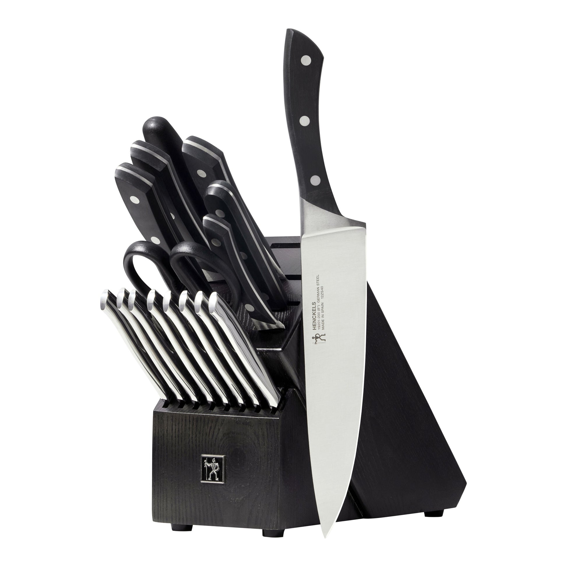 HENCKELS Forged Aviara 17 Piece Knife Block Set-Knife Block-DECOROLALA