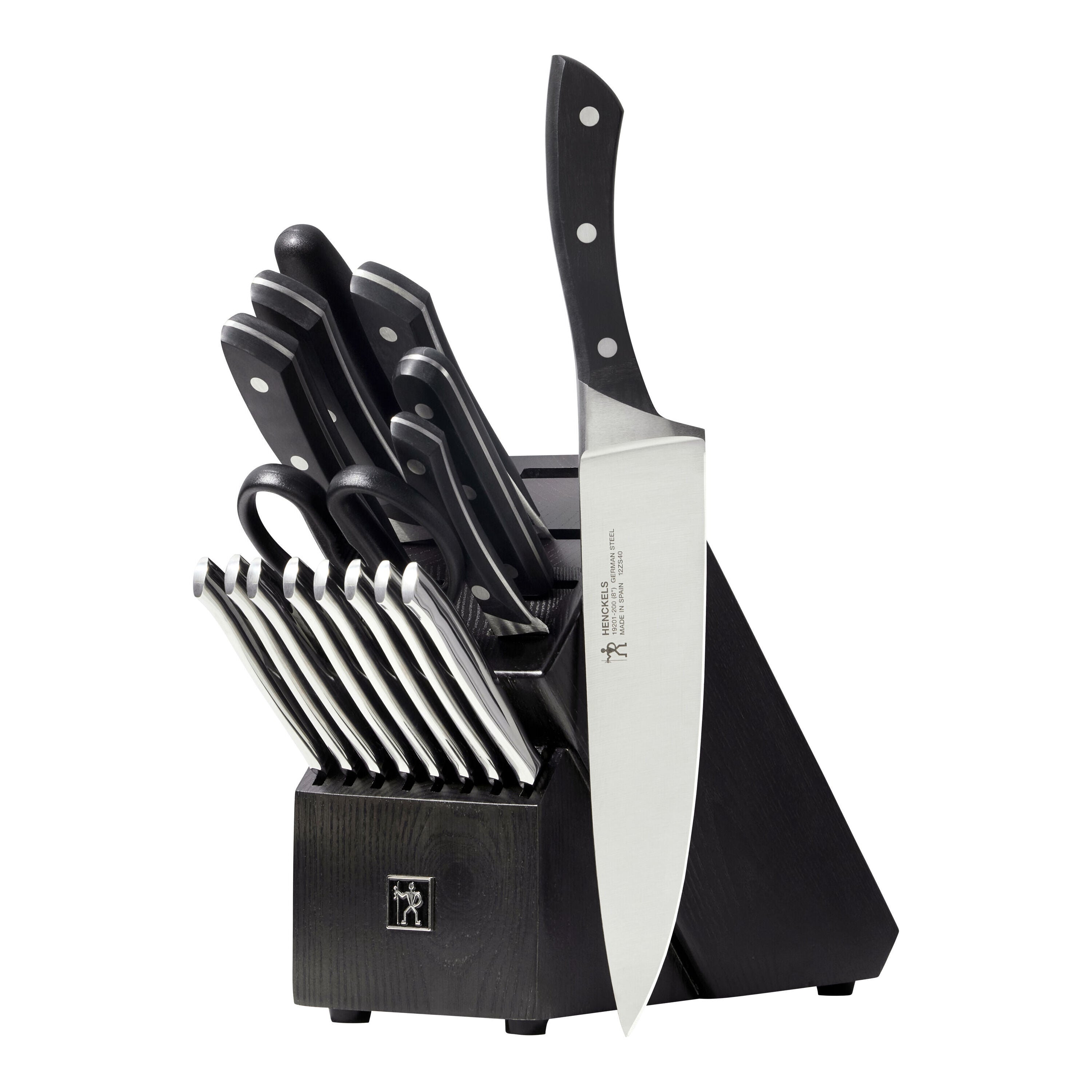 HENCKELS Forged Aviara 17 Piece Knife Block Set-Knife Block-DECOROLALA