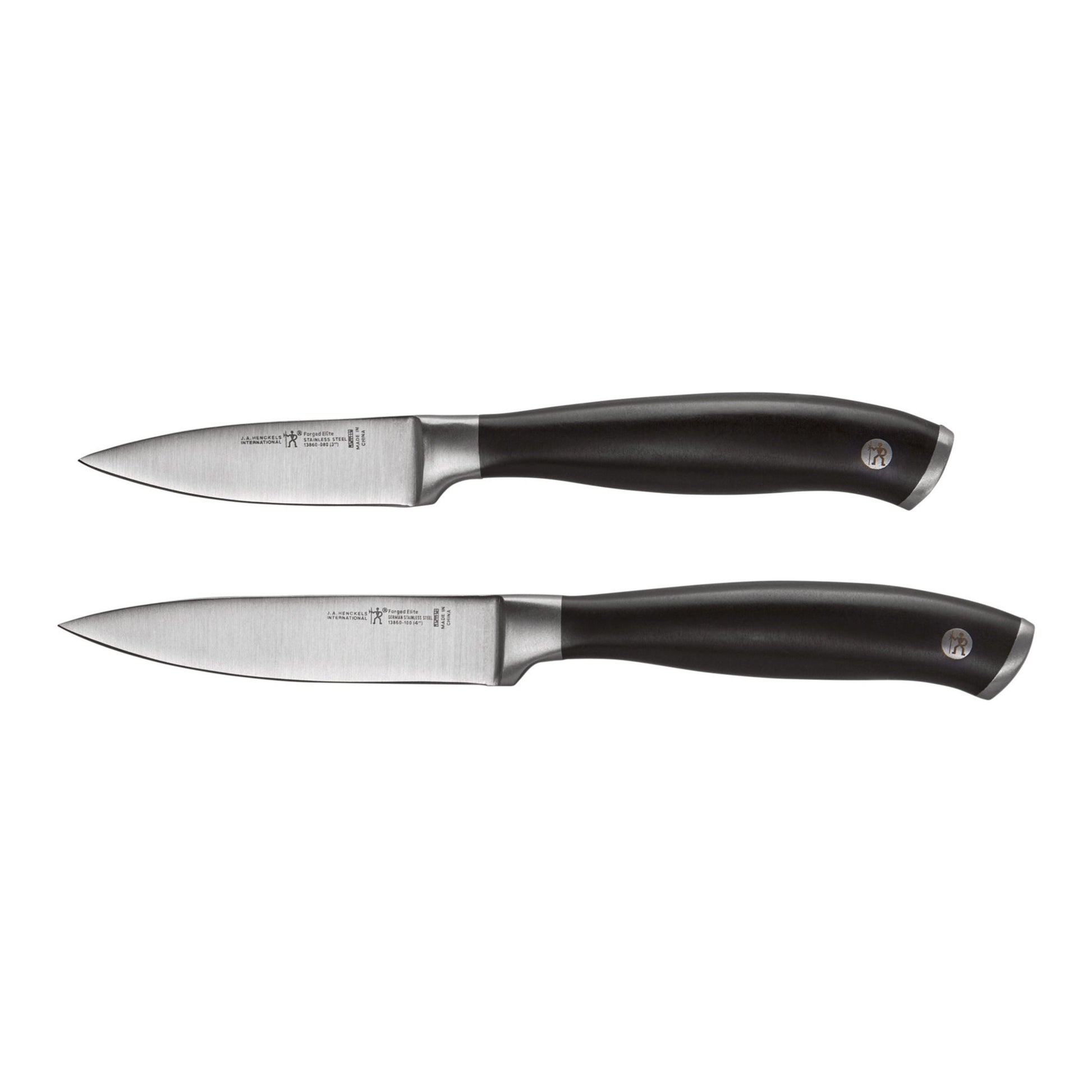 HENCKELS Forged Silvercap Elite 2 Piece Knife Set Black-n/a-DECOROLALA