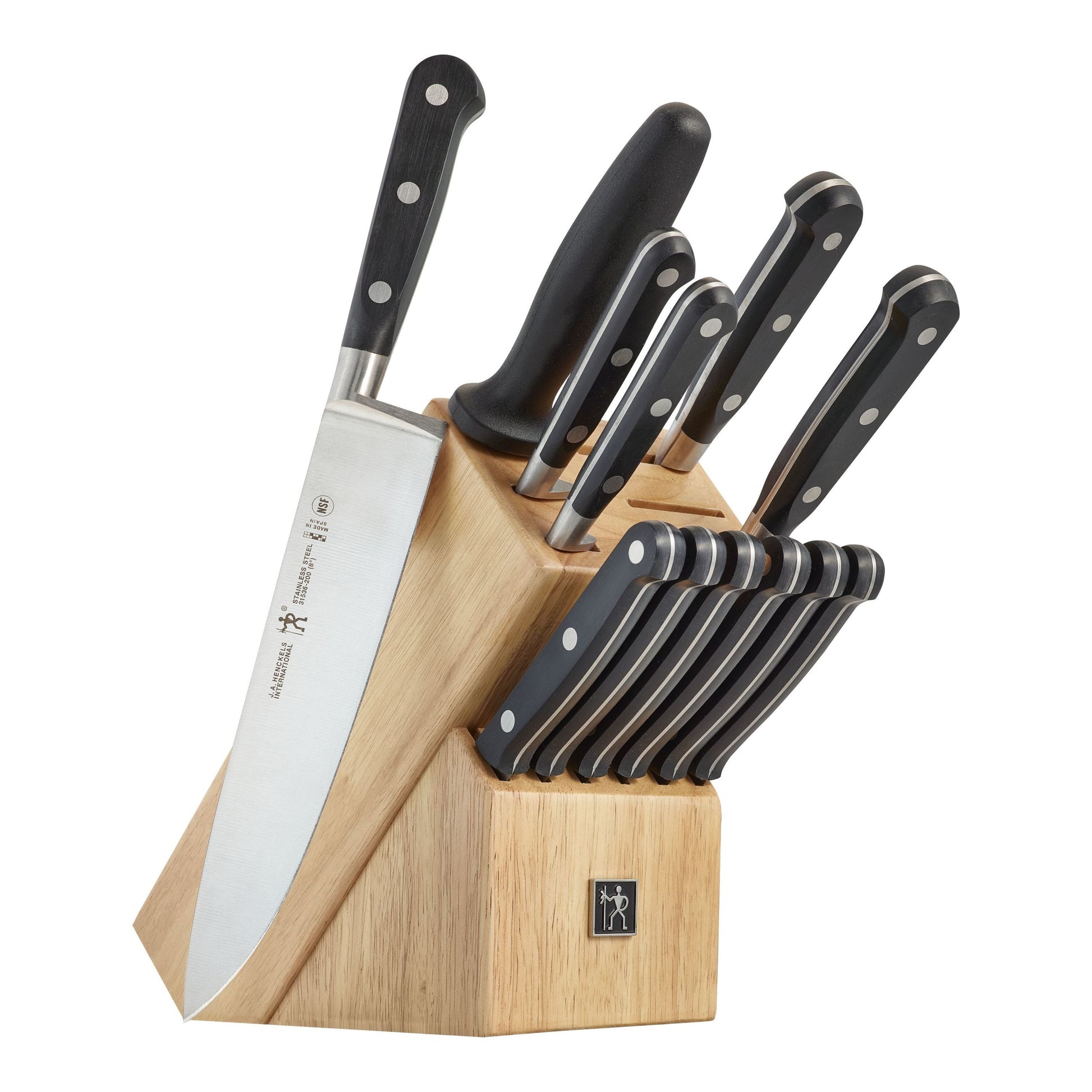 HENCKELS French Forged 13 Piece Knife Block Set-Knife Block-DECOROLALA