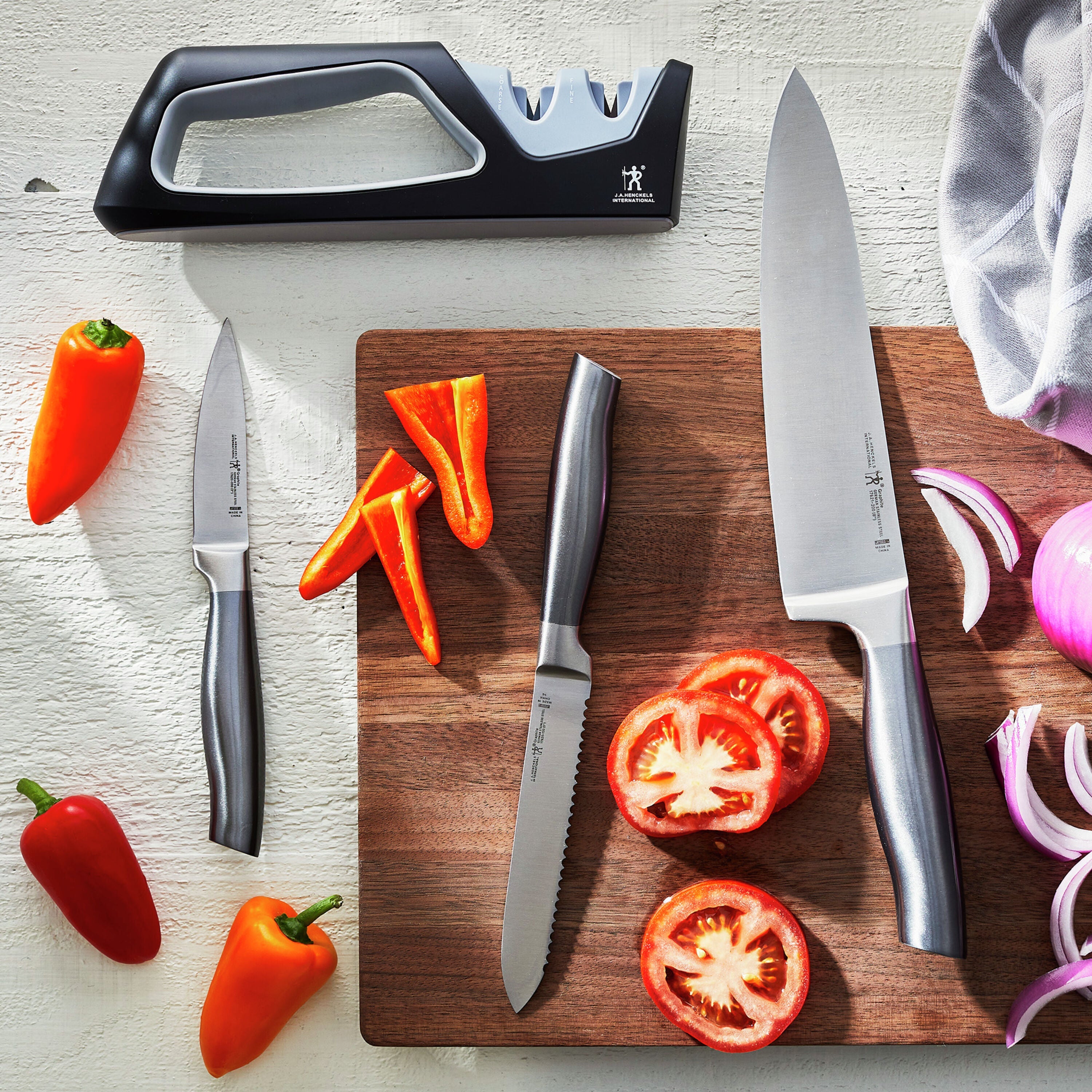 HENCKELS Graphite 4 Piece, Knife Set, Graphite-Grey-n/a-DECOROLALA