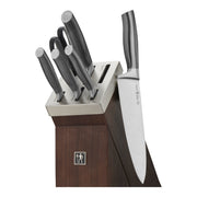 HENCKELS Graphite 7 Piece Knife Block Set, Brown-Knife Set-DECOROLALA