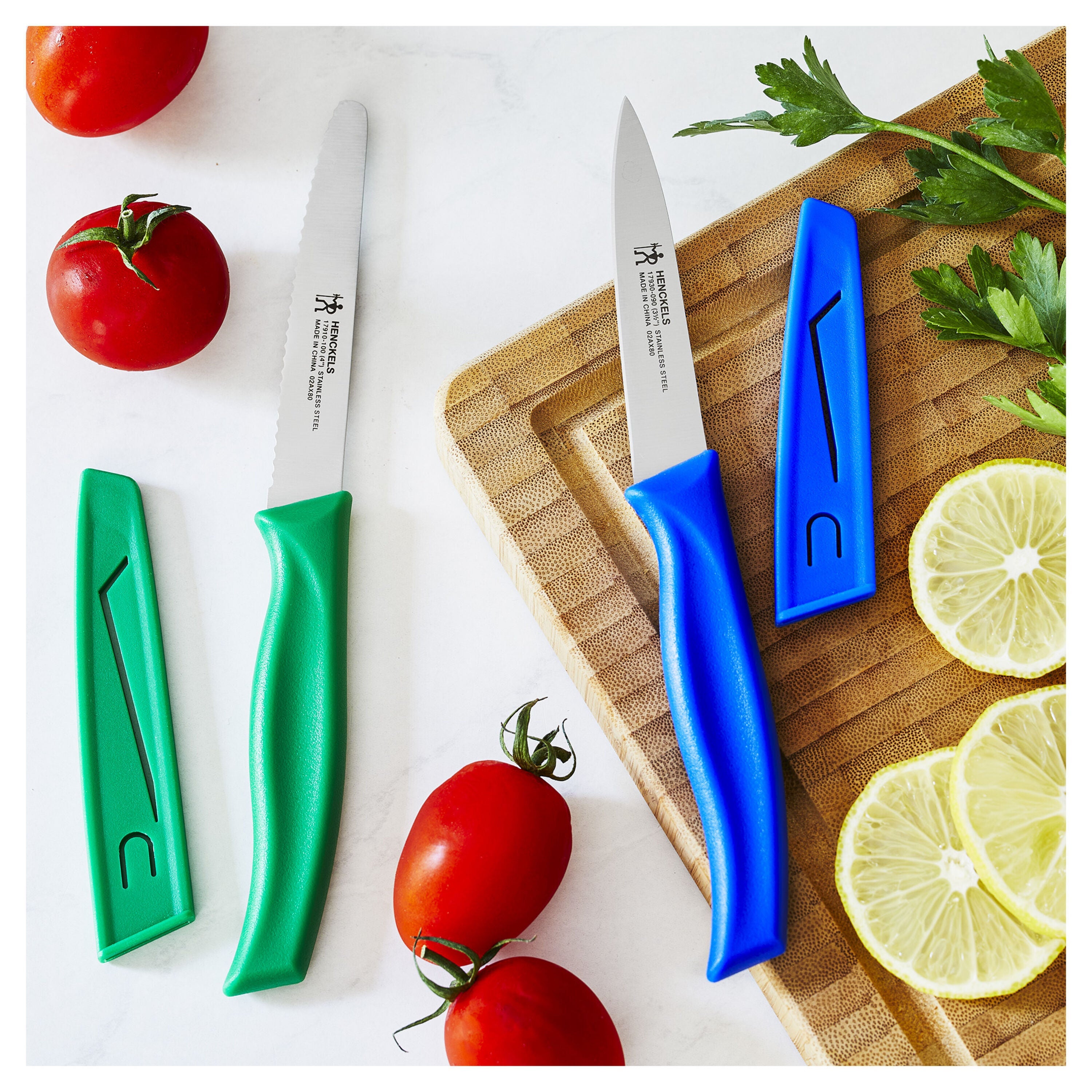 HENCKELS Kitchen Elements 2 Piece, Knife Set, Mixed Colours-Knife Set-DECOROLALA