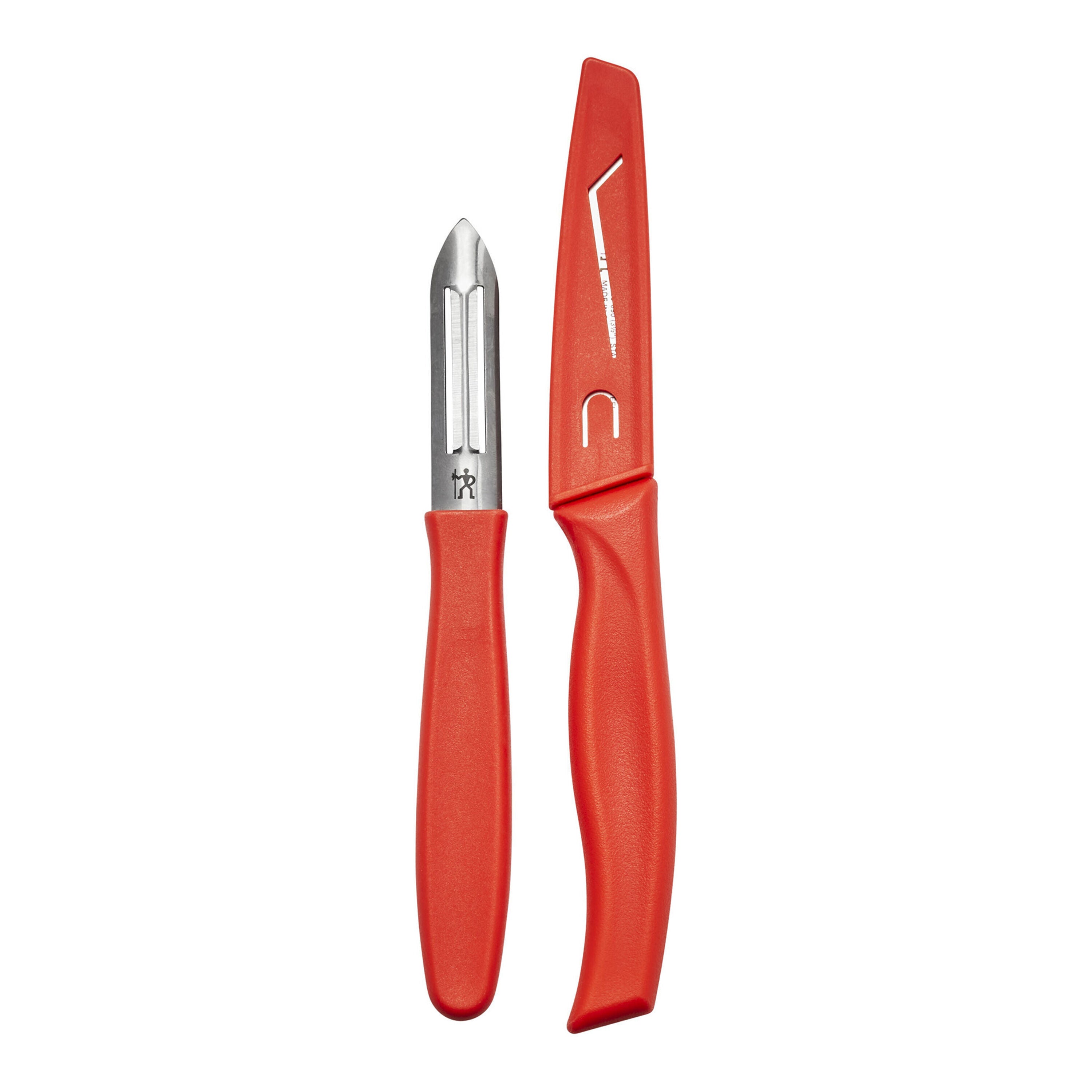 HENCKELS Kitchen Elements 2 Piece, Knife Set, Red-Knife Set-DECOROLALA