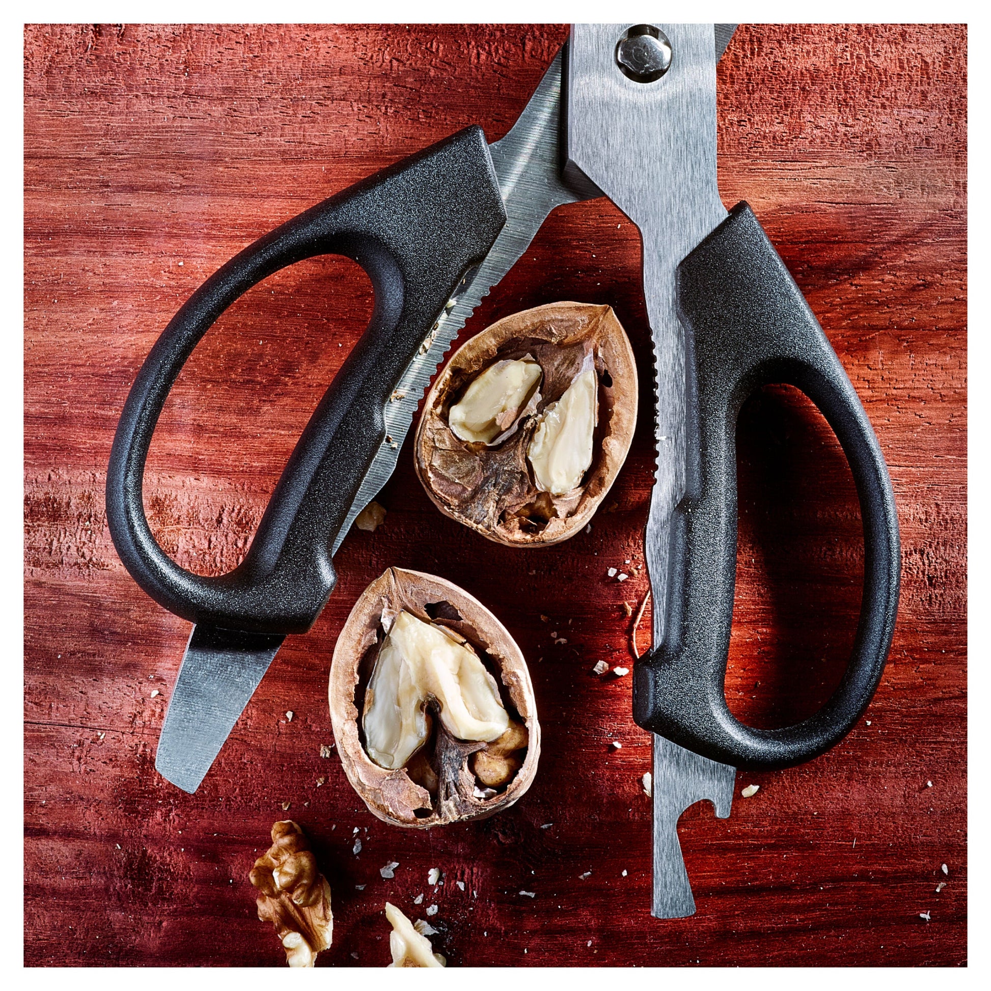 HENCKELS Kitchen Elements Kitchen Shears, Black-Kitchen Shear-DECOROLALA