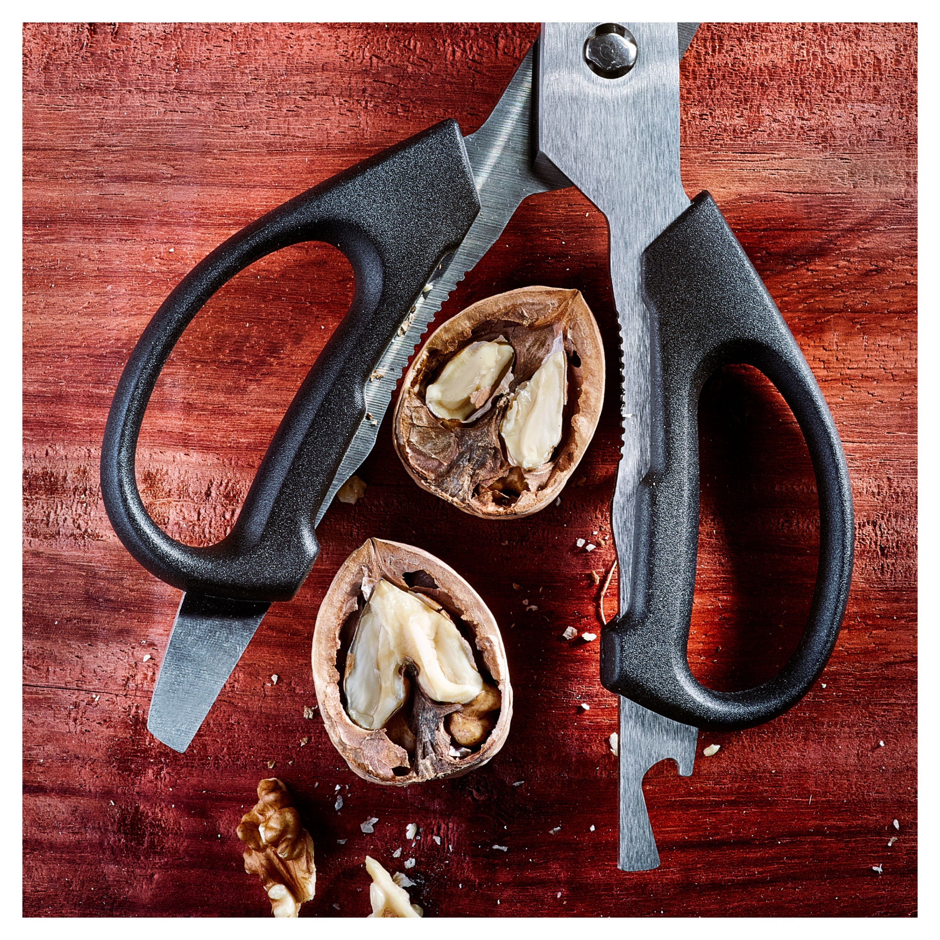 HENCKELS Kitchen Elements Kitchen Shears, Black-Kitchen Shear-DECOROLALA